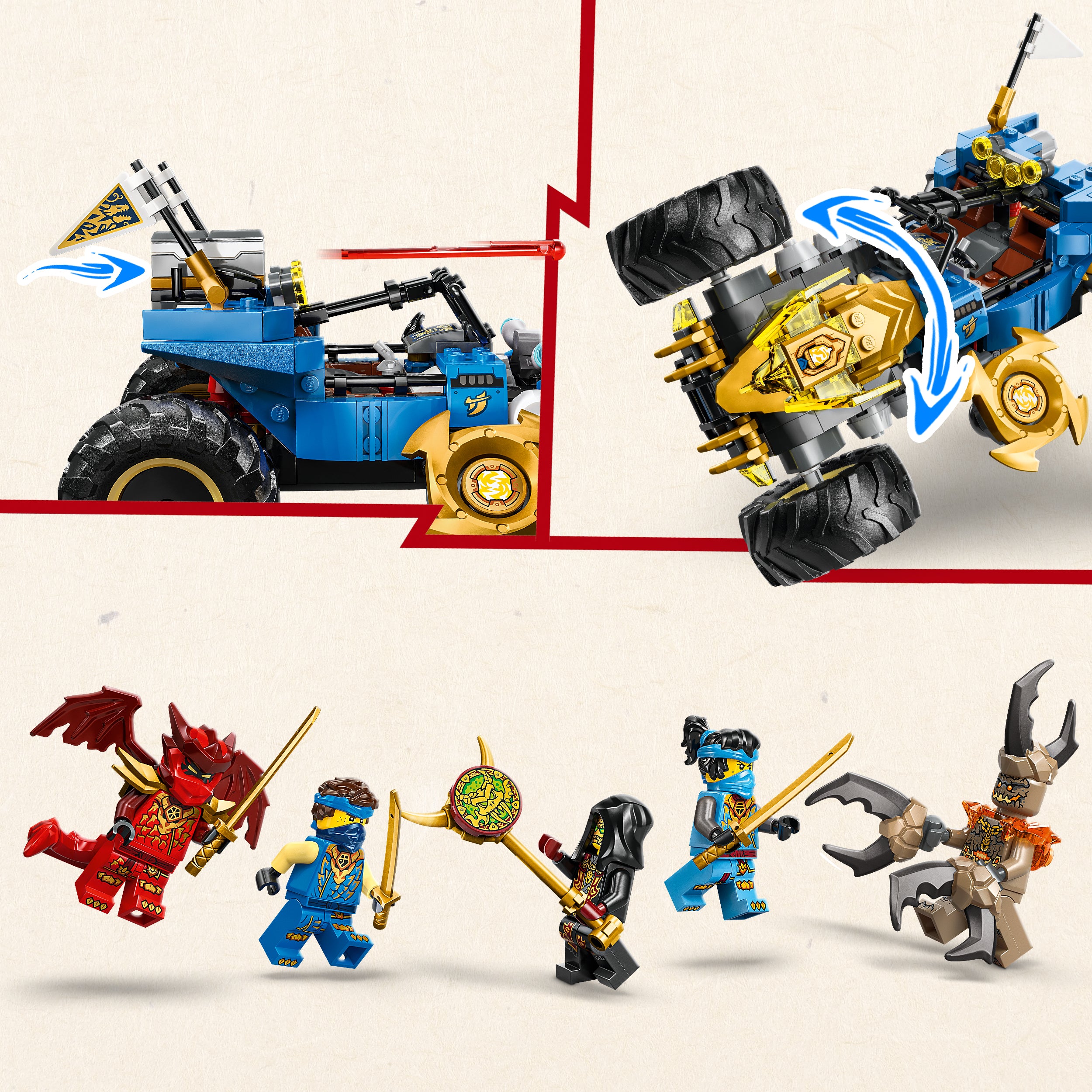 LEGO® 71856 Jay's Transforming Car