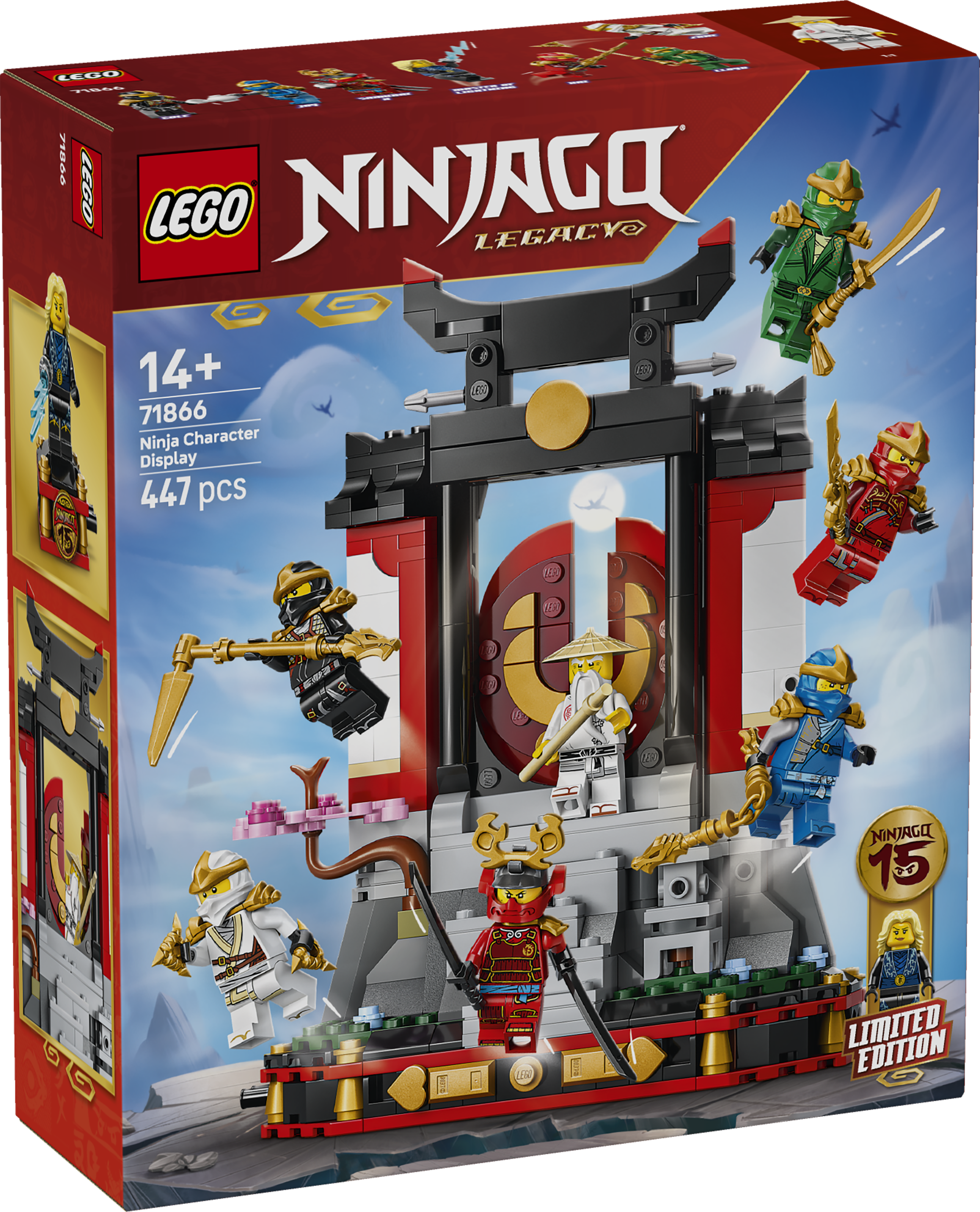 LEGO® 71866 Ninja Character Display 15th Anniversary