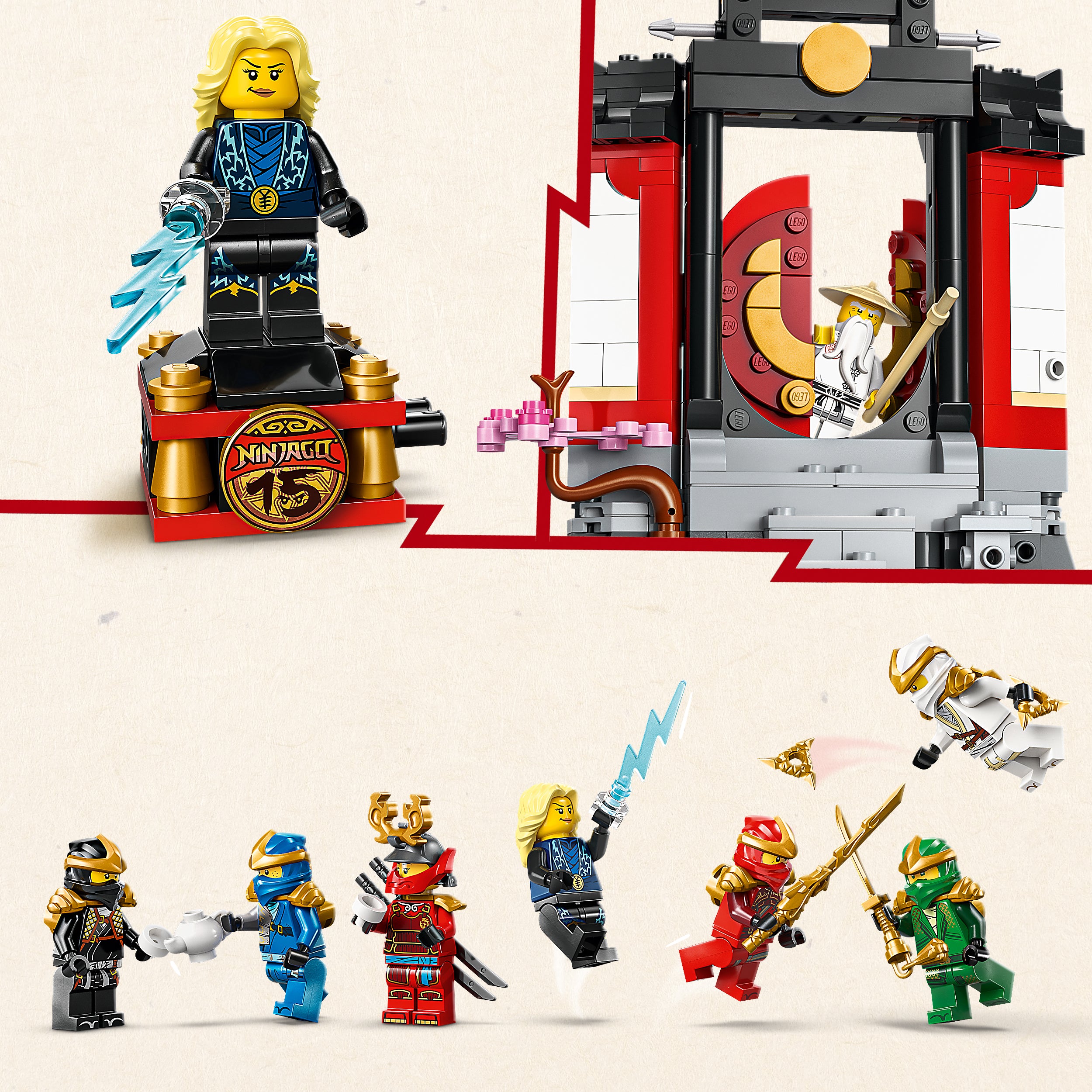 LEGO® 71866 Ninja Character Display 15th Anniversary