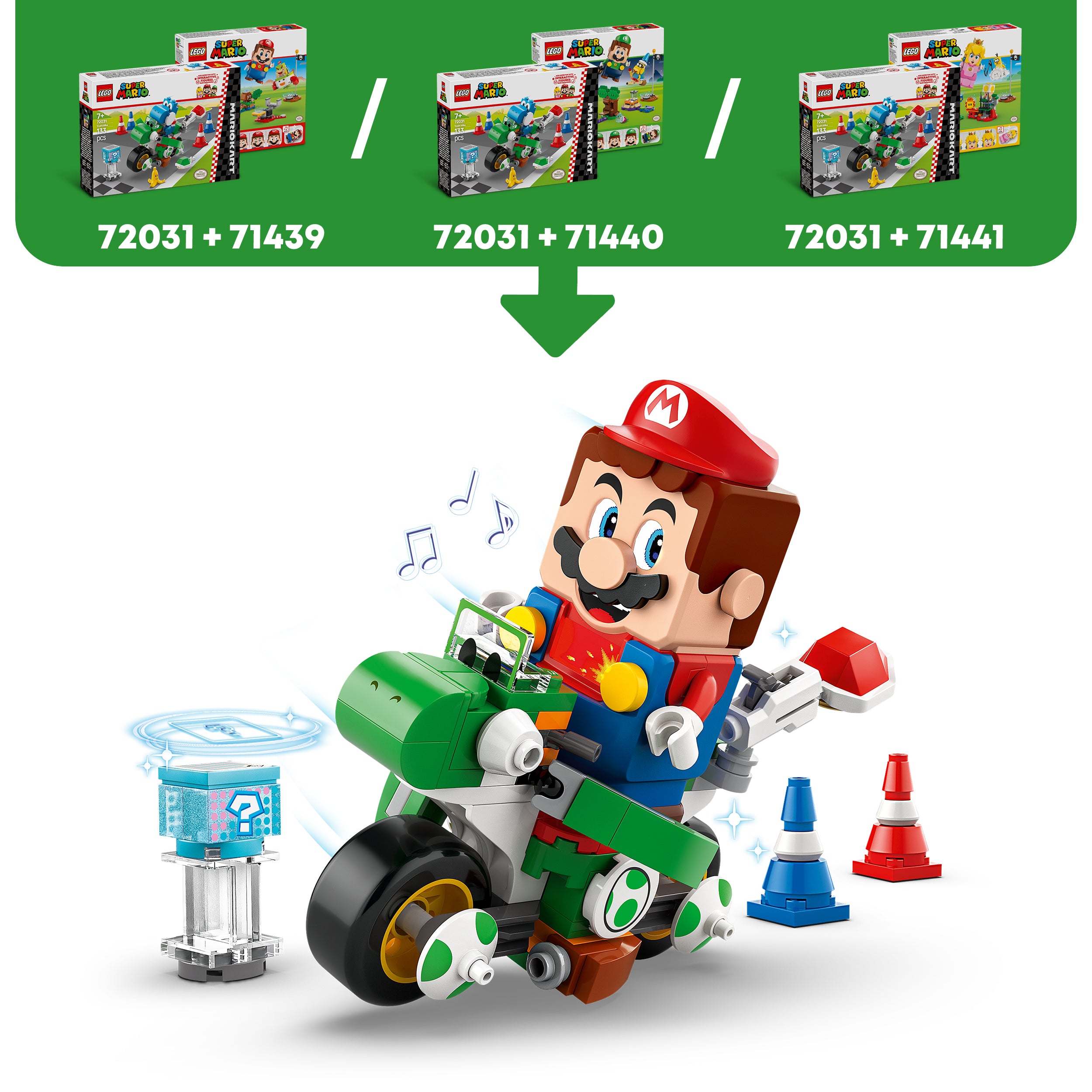 LEGO® 72031 Mario Kart™ – Yoshi Bike