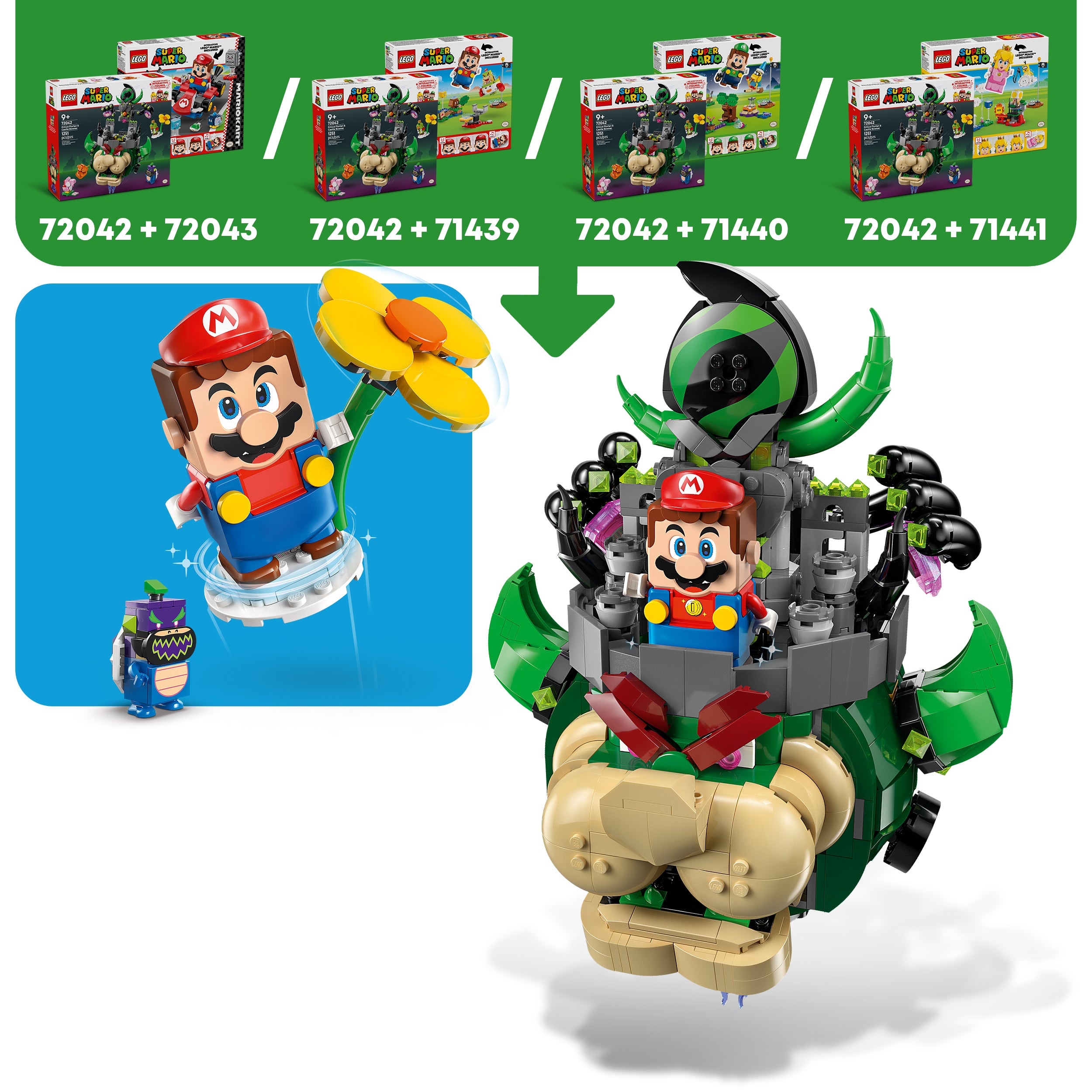 LEGO® 72042 Prince Florian & Castle Bowser
