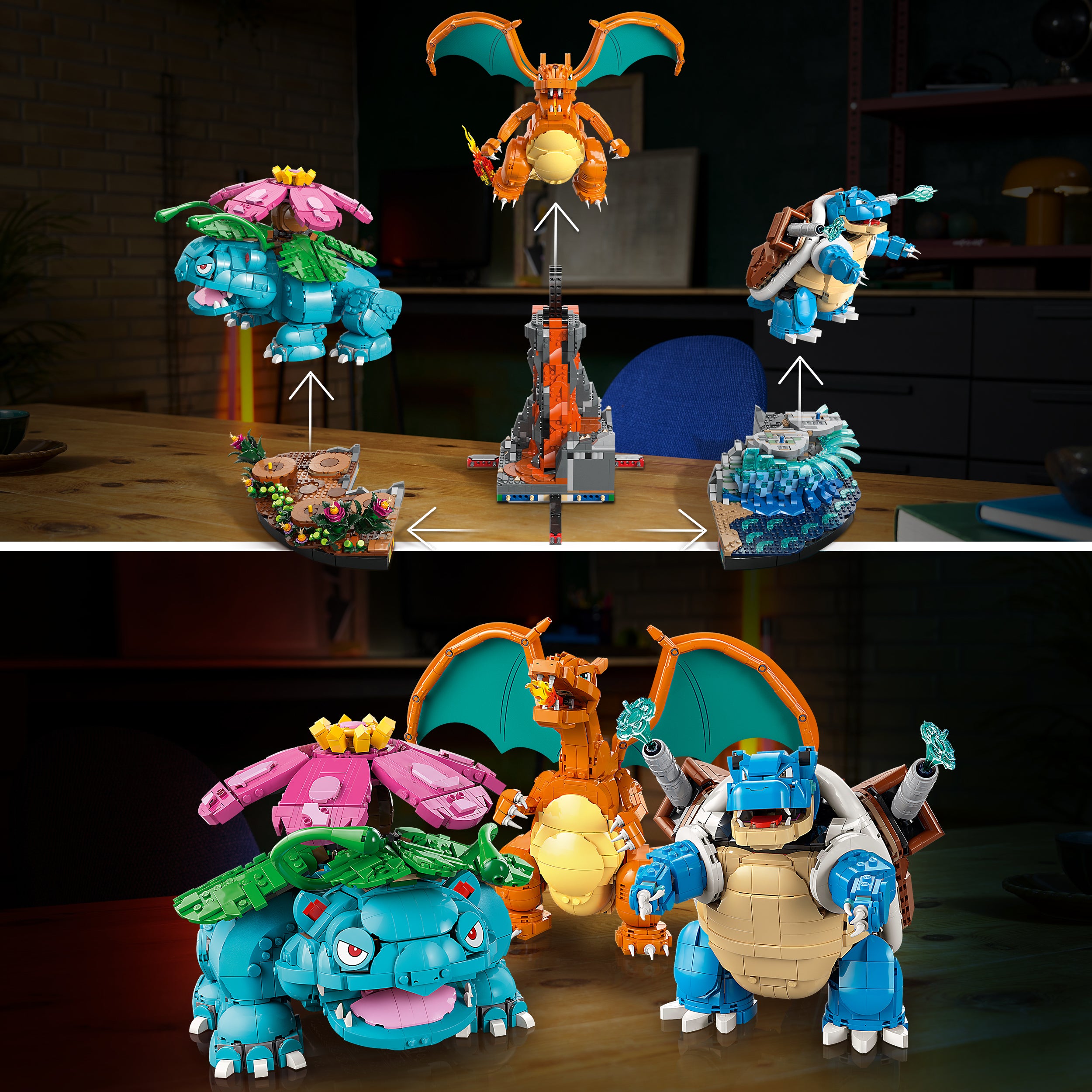 LEGO® 72153 Venusaur, Charizard and Blastoise