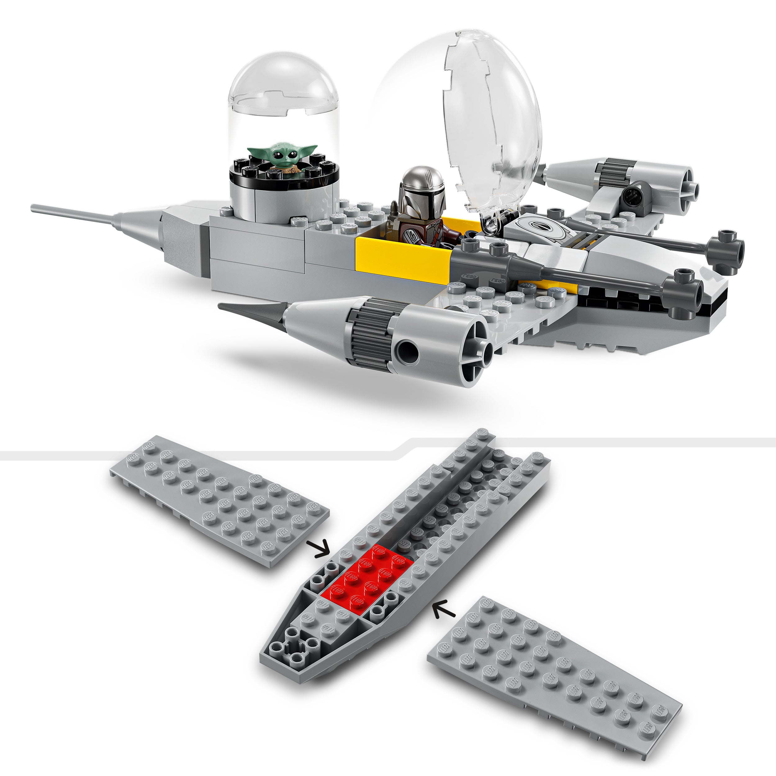 LEGO® 75410 Mando and Grogu's N-1 Starfighter™