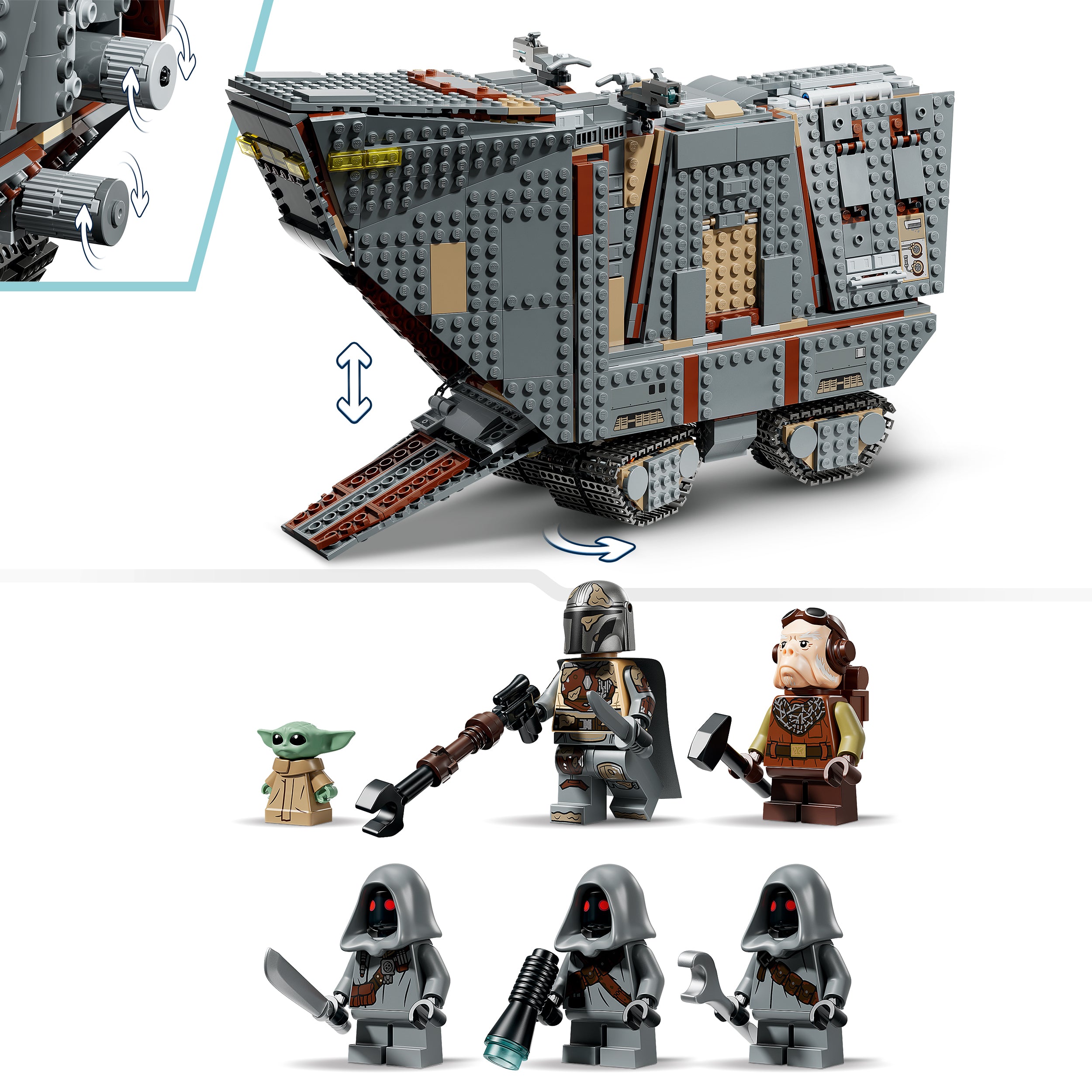 LEGO® 75453 Offworld Sandcrawler™ and Mudhorn