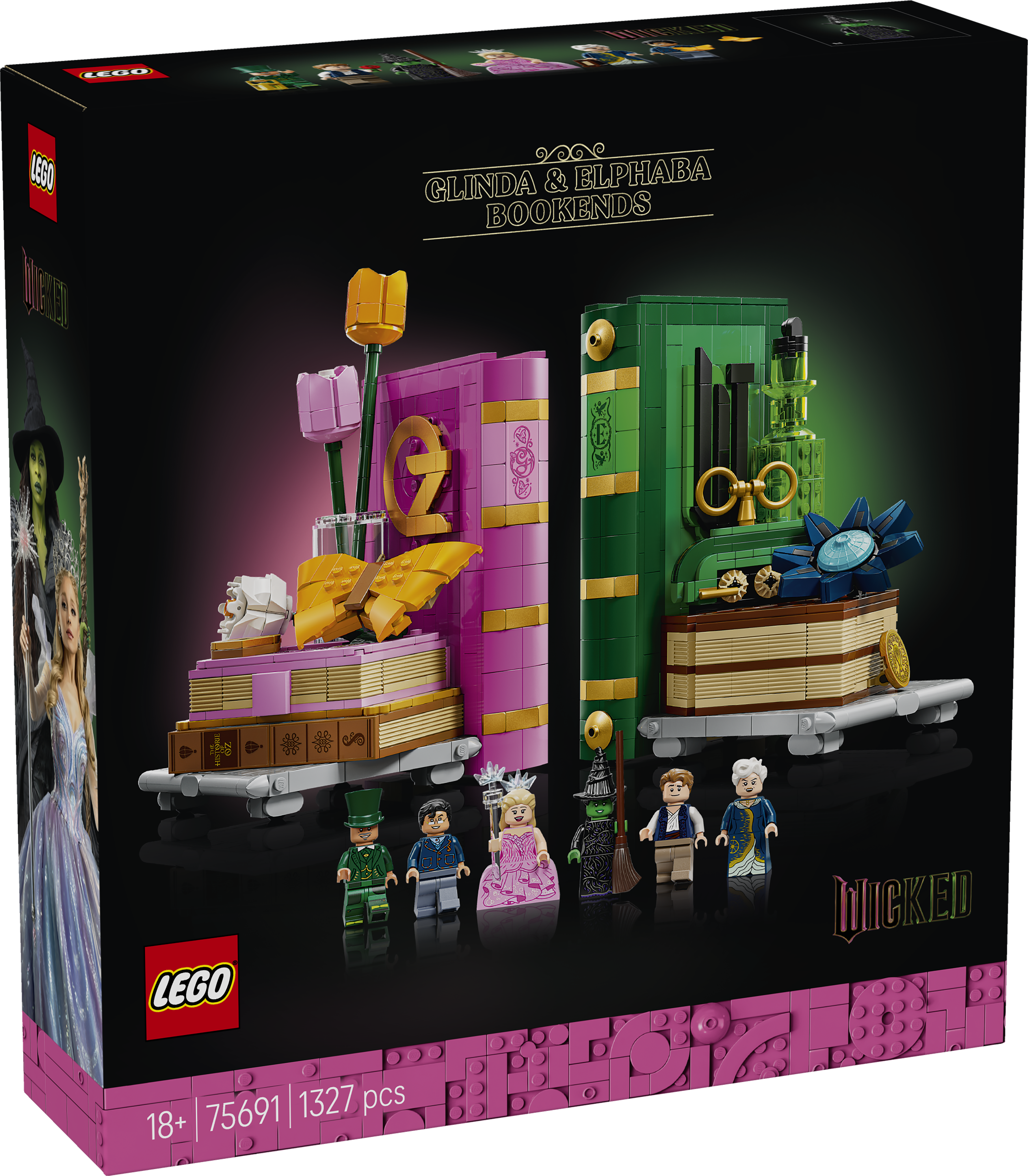 LEGO® 75691 Glinda & Elphaba Bookends