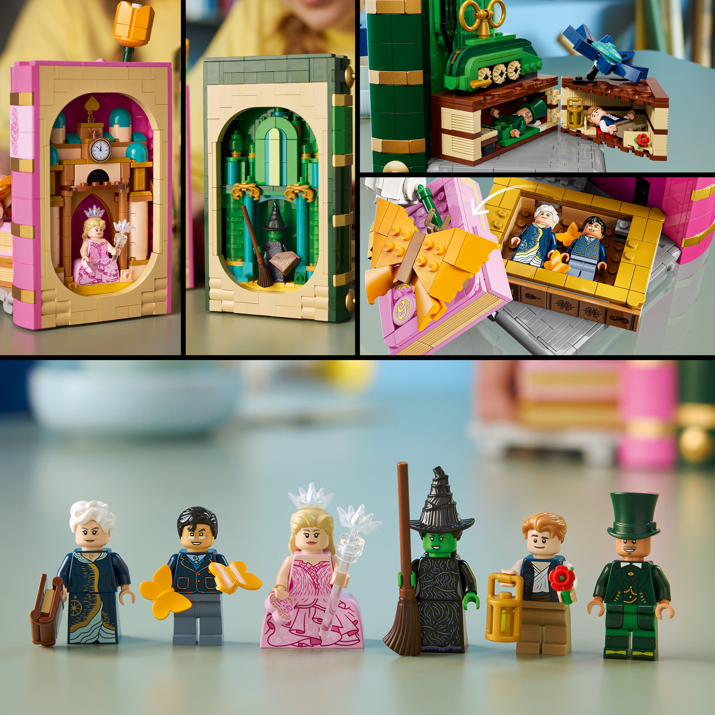 LEGO® 75691 Glinda & Elphaba Bookends