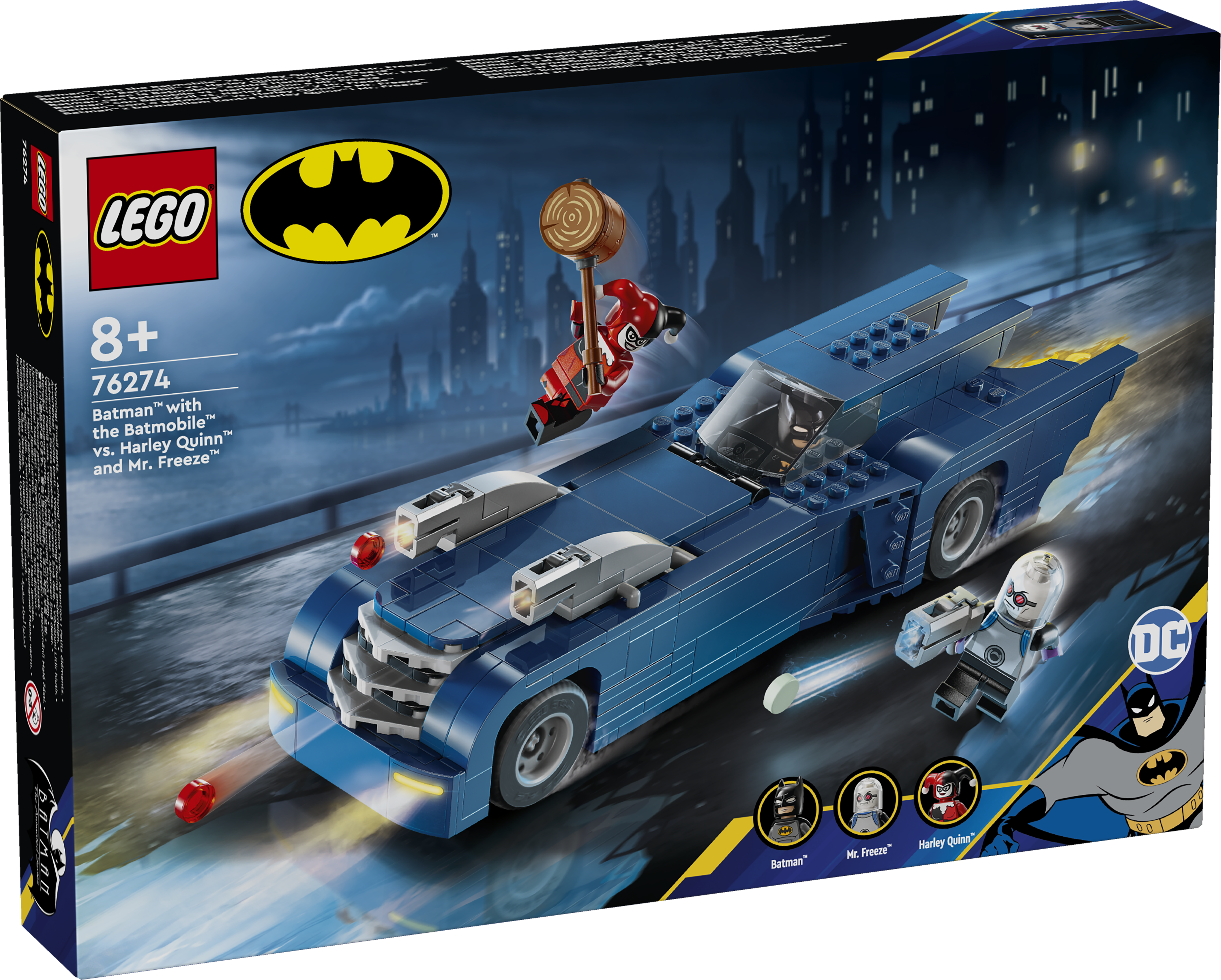 LEGO® 76274 Batman™ with the Batmobile™ vs. Harley Quinn™ and Mr. Freeze™