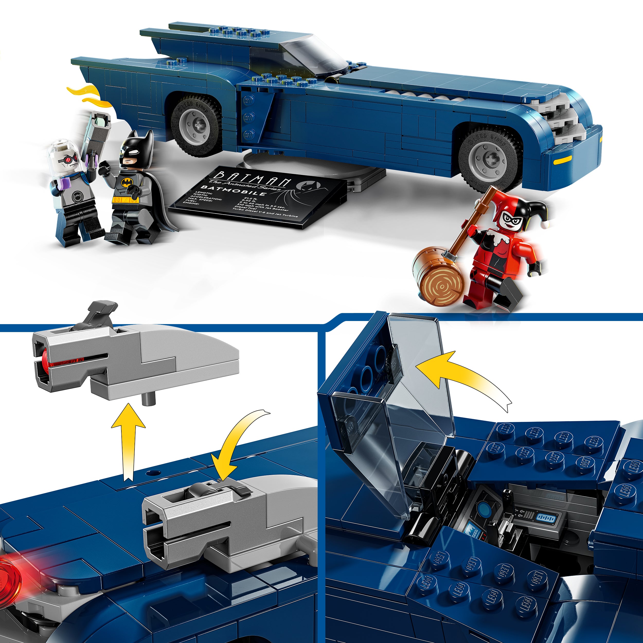 LEGO® 76274 Batman™ with the Batmobile™ vs. Harley Quinn™ and Mr. Freeze™