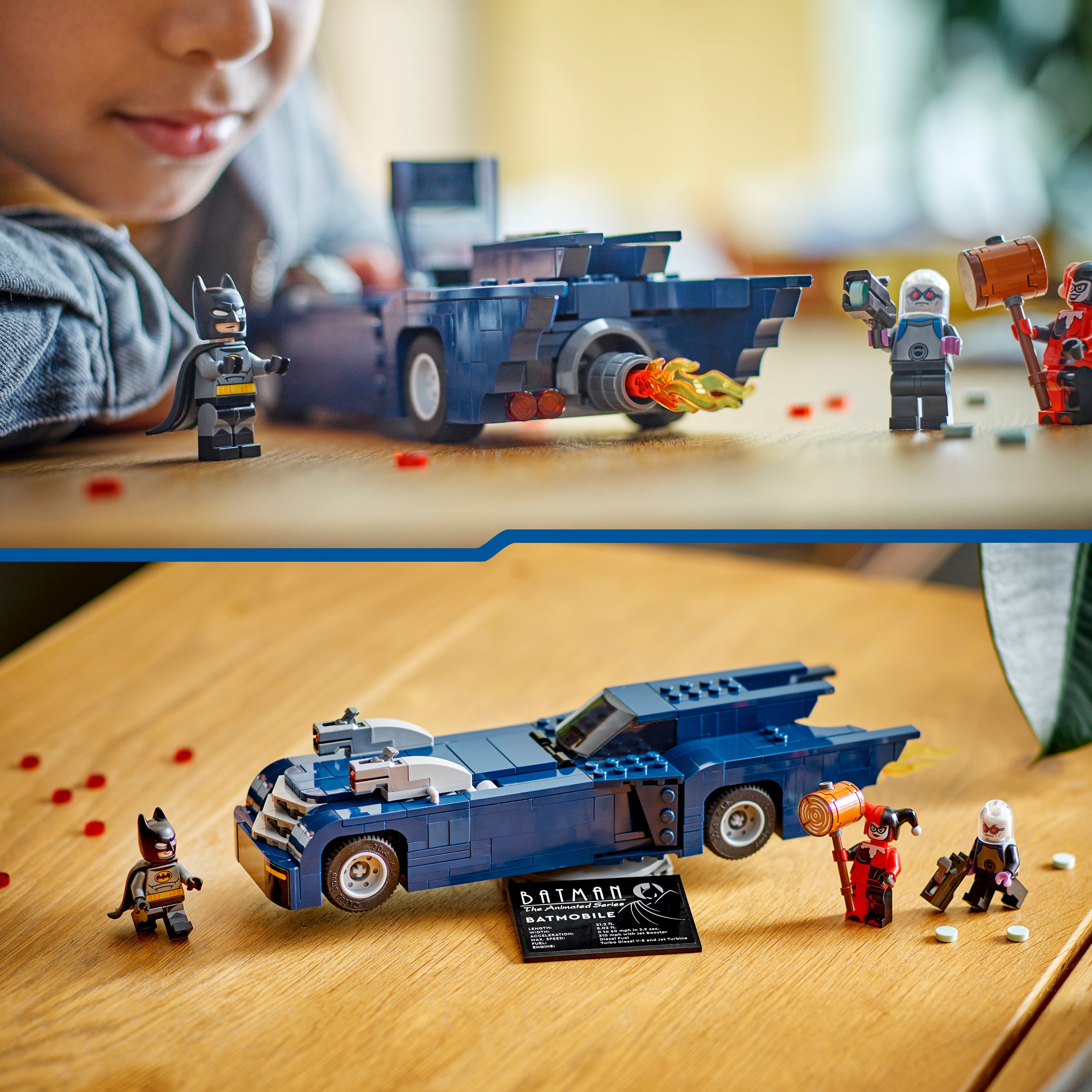 LEGO® 76274 Batman™ with the Batmobile™ vs. Harley Quinn™ and Mr. Freeze™