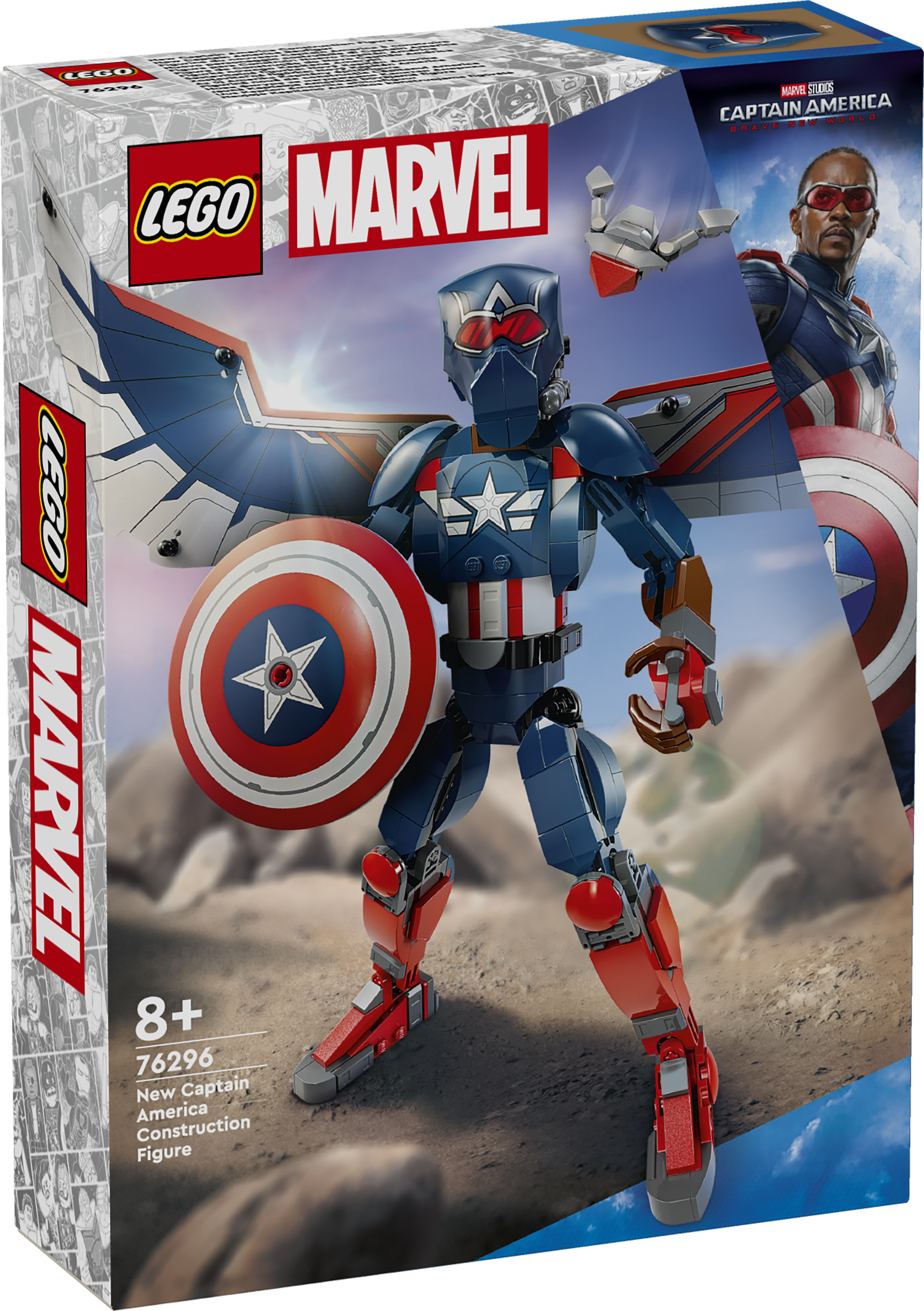 LEGO® 76296 New Captain America Construction Figure