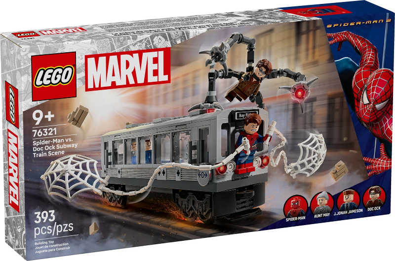 Spider-Man vs. Doc Ock Subway Train Scene (76321)