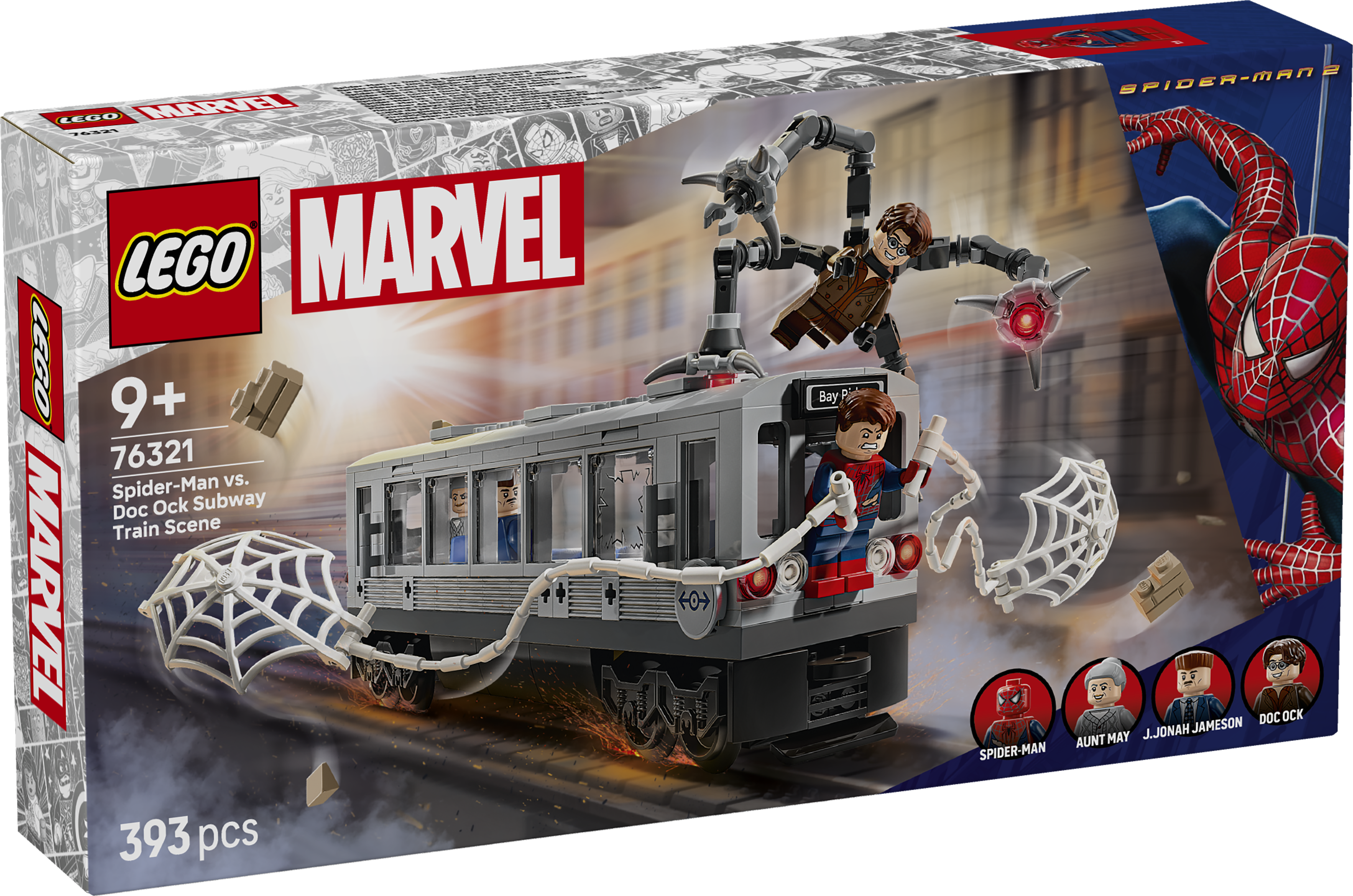 LEGO® 76321 Spider-Man vs. Doc Ock Subway Train Scene