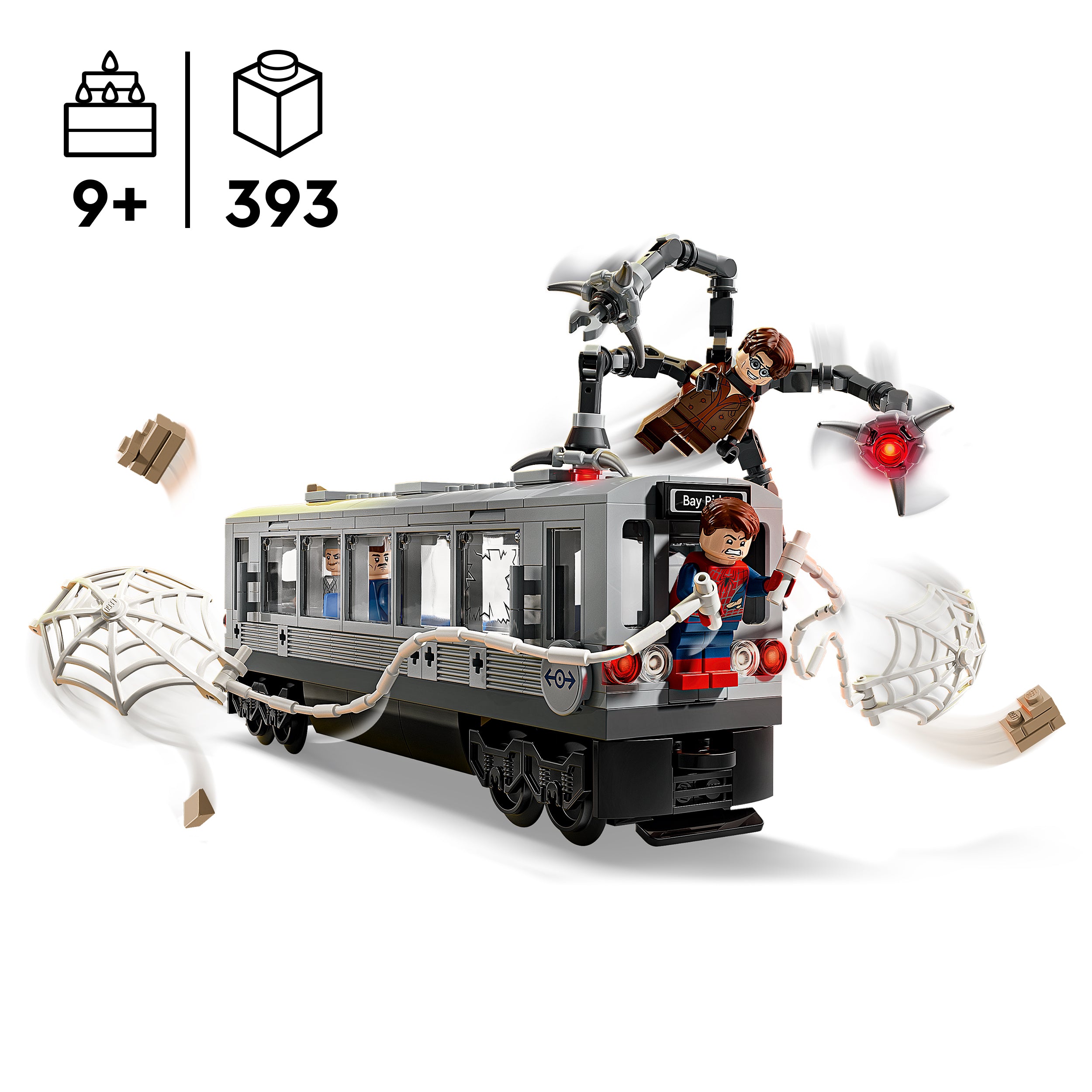 LEGO® 76321 Spider-Man vs. Doc Ock Subway Train Scene