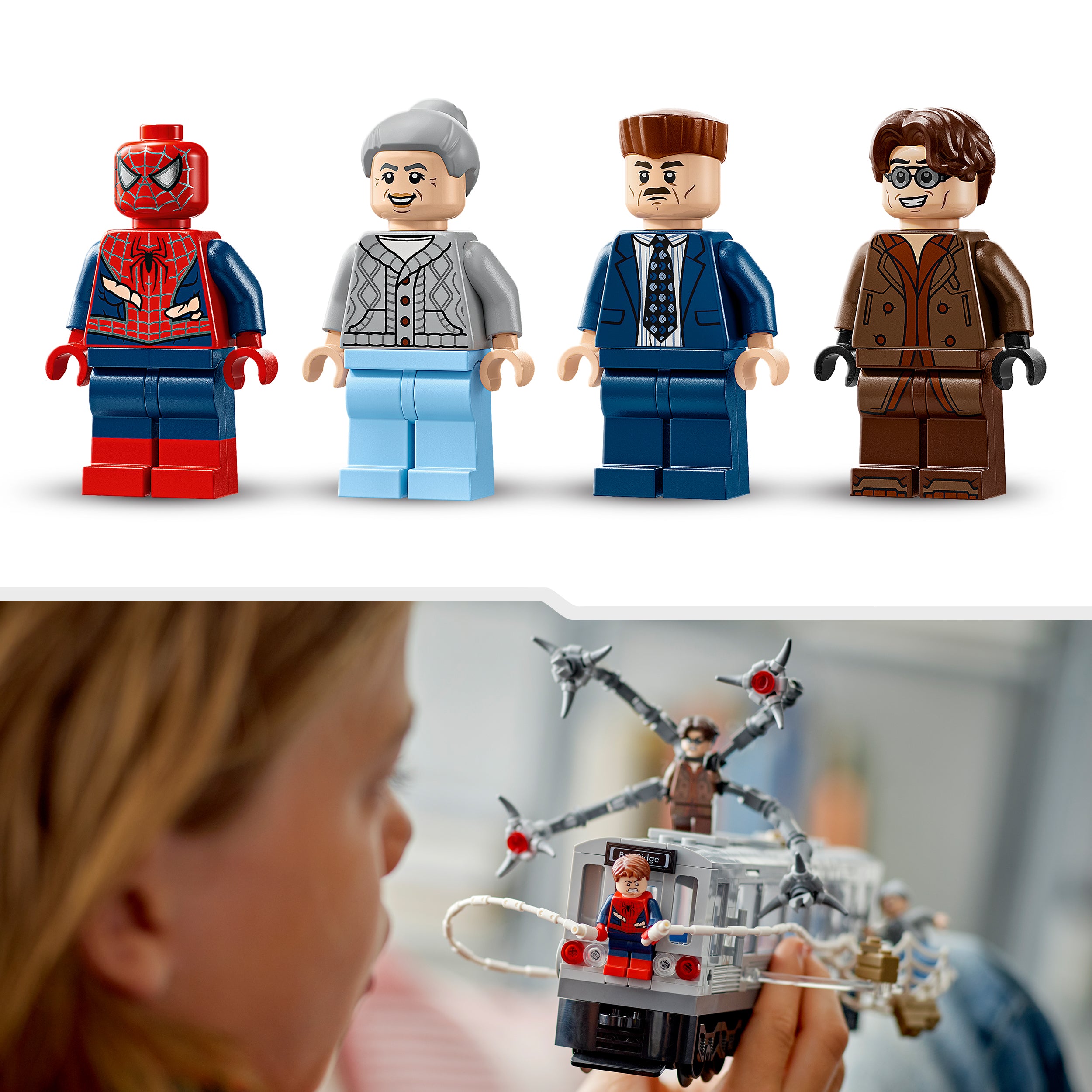 LEGO® 76321 Spider-Man vs. Doc Ock Subway Train Scene