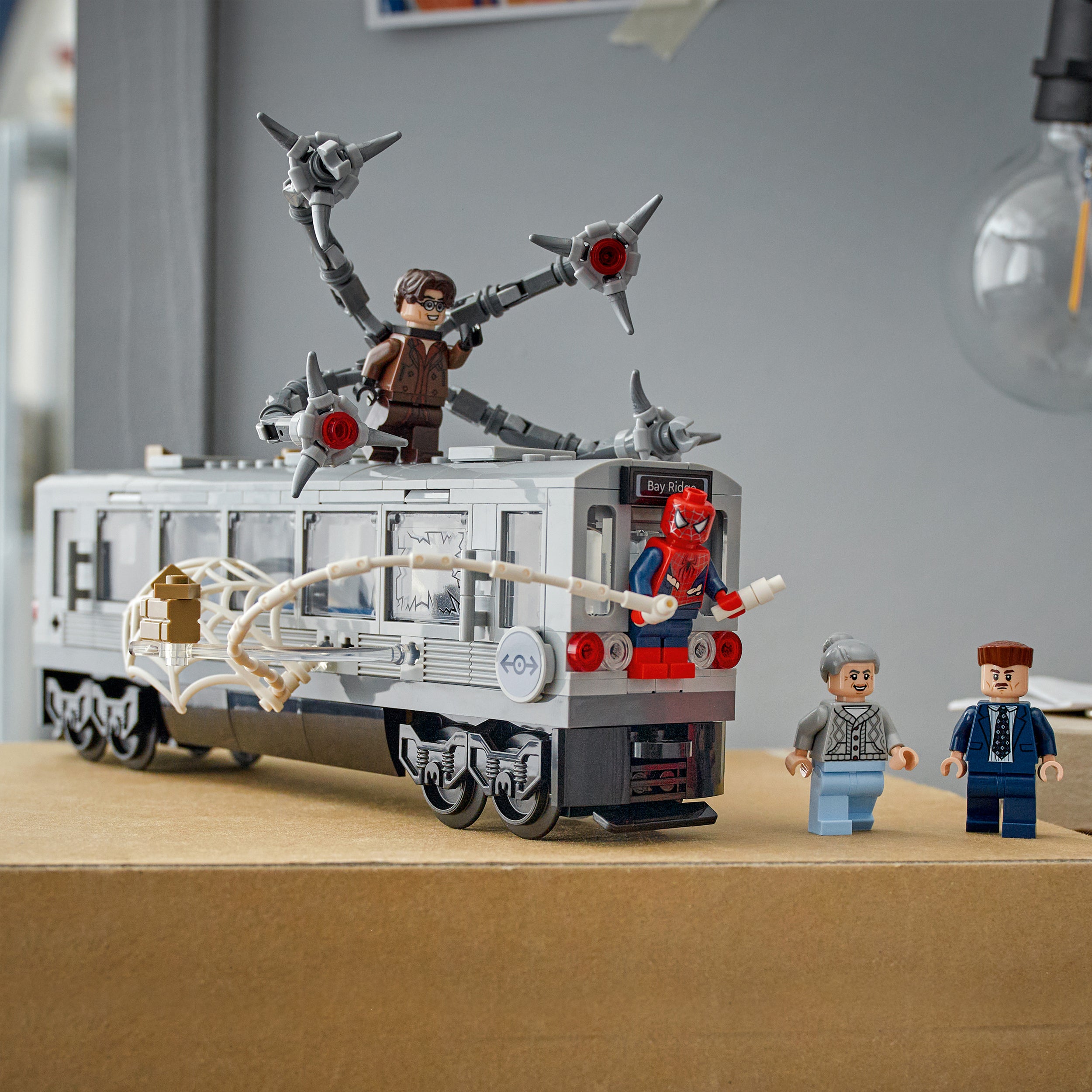 LEGO® 76321 Spider-Man vs. Doc Ock Subway Train Scene