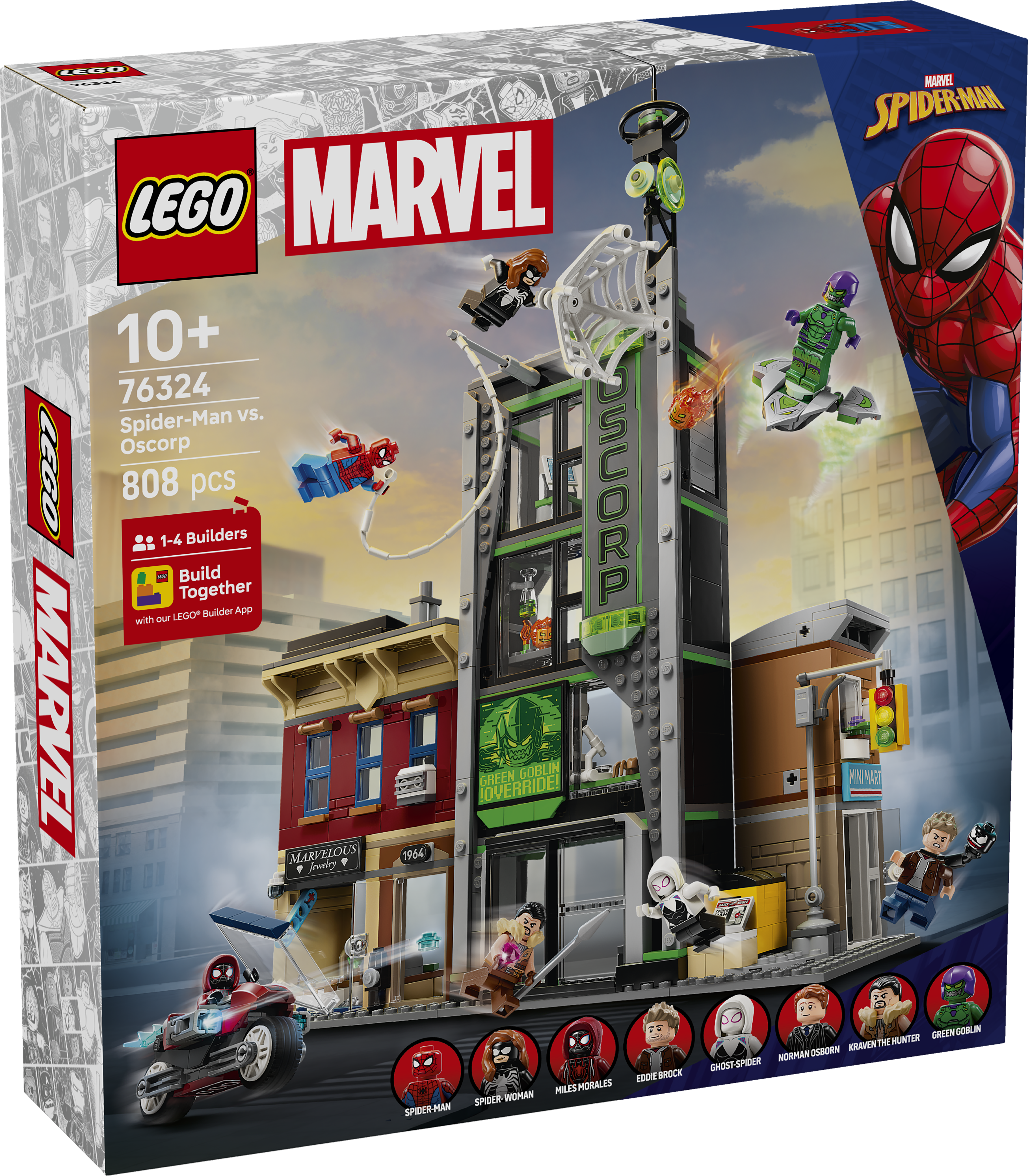 LEGO® 76324 Spider-Man vs. Oscorp
