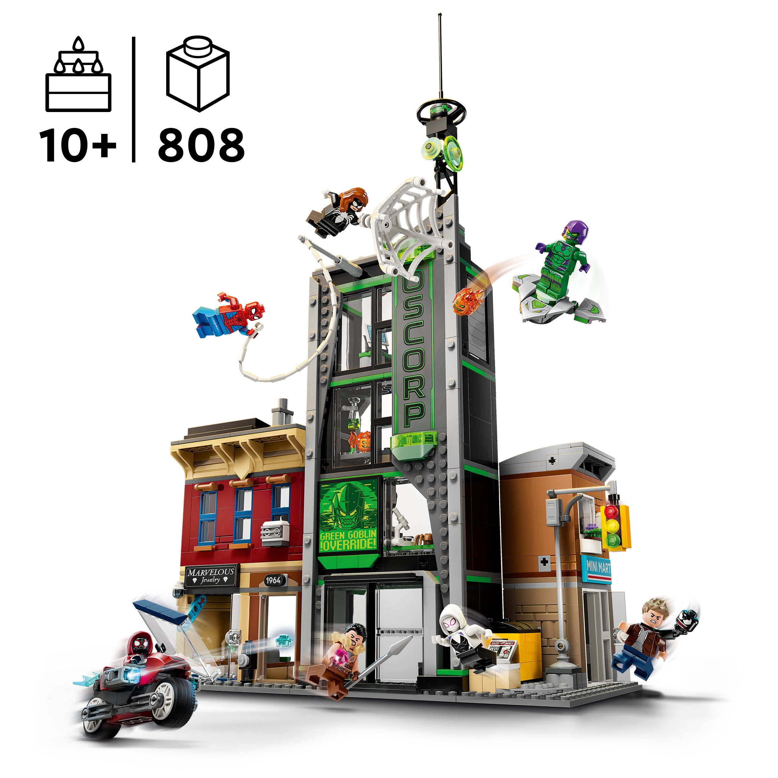LEGO® 76324 Spider-Man vs. Oscorp