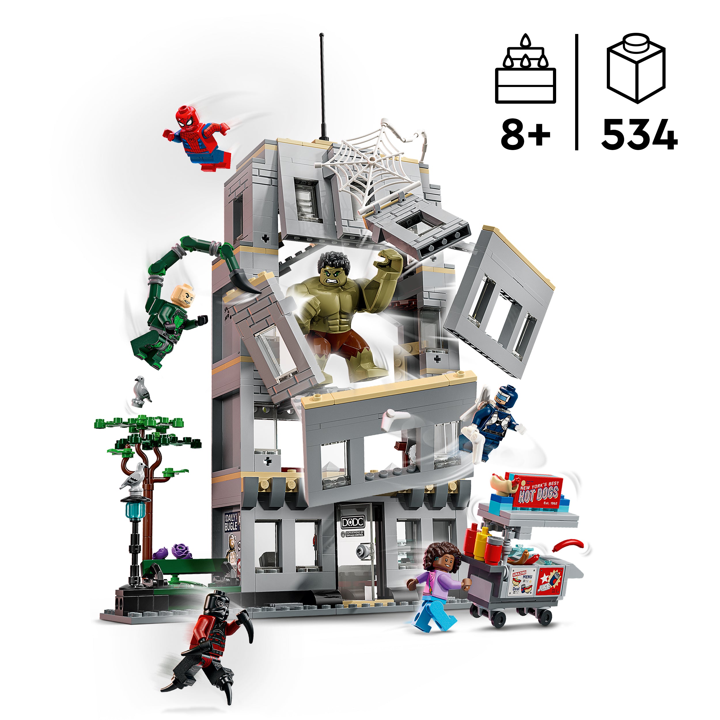 LEGO® 76350 Spider-Man vs. Hulk Epic Clash