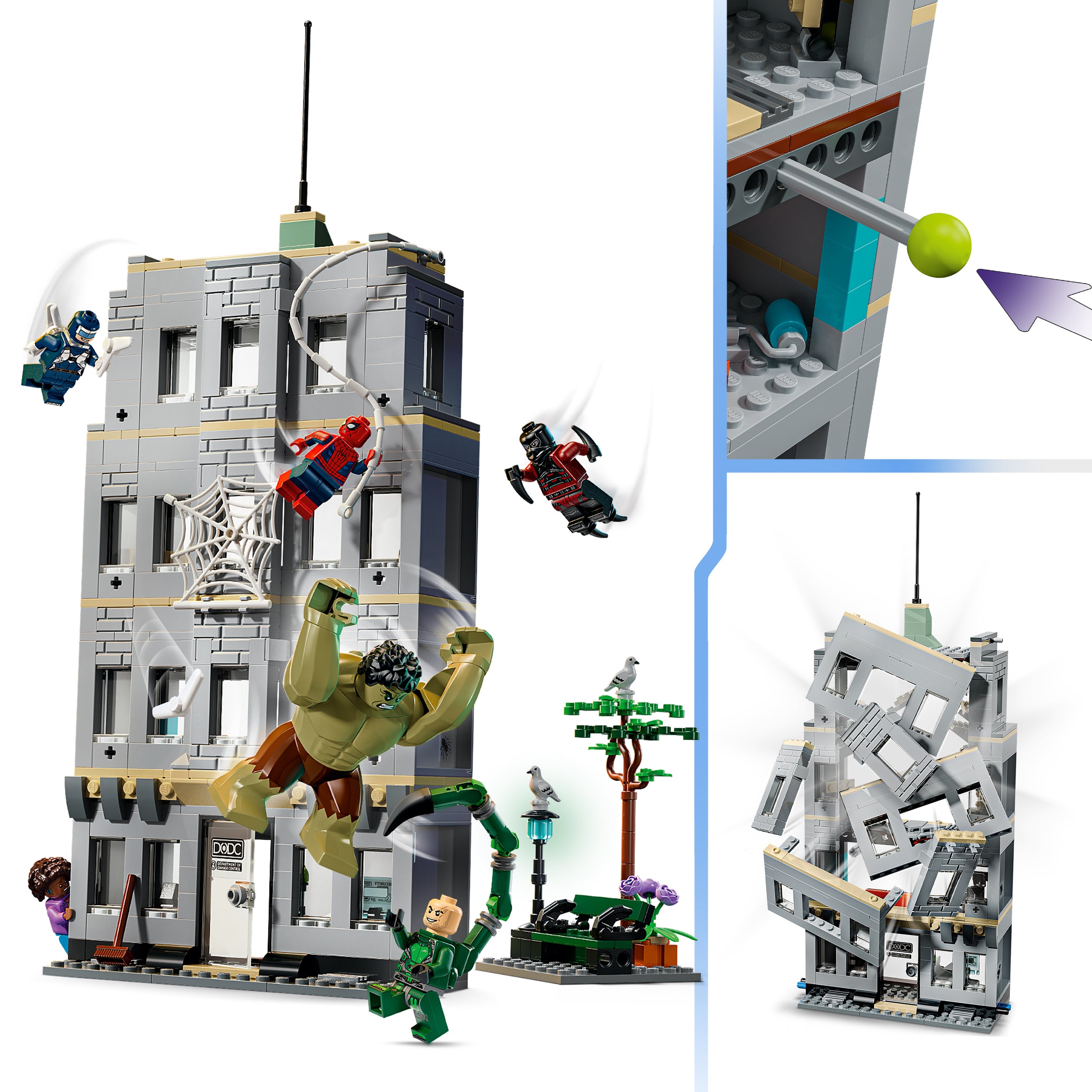 LEGO® 76350 Spider-Man vs. Hulk Epic Clash