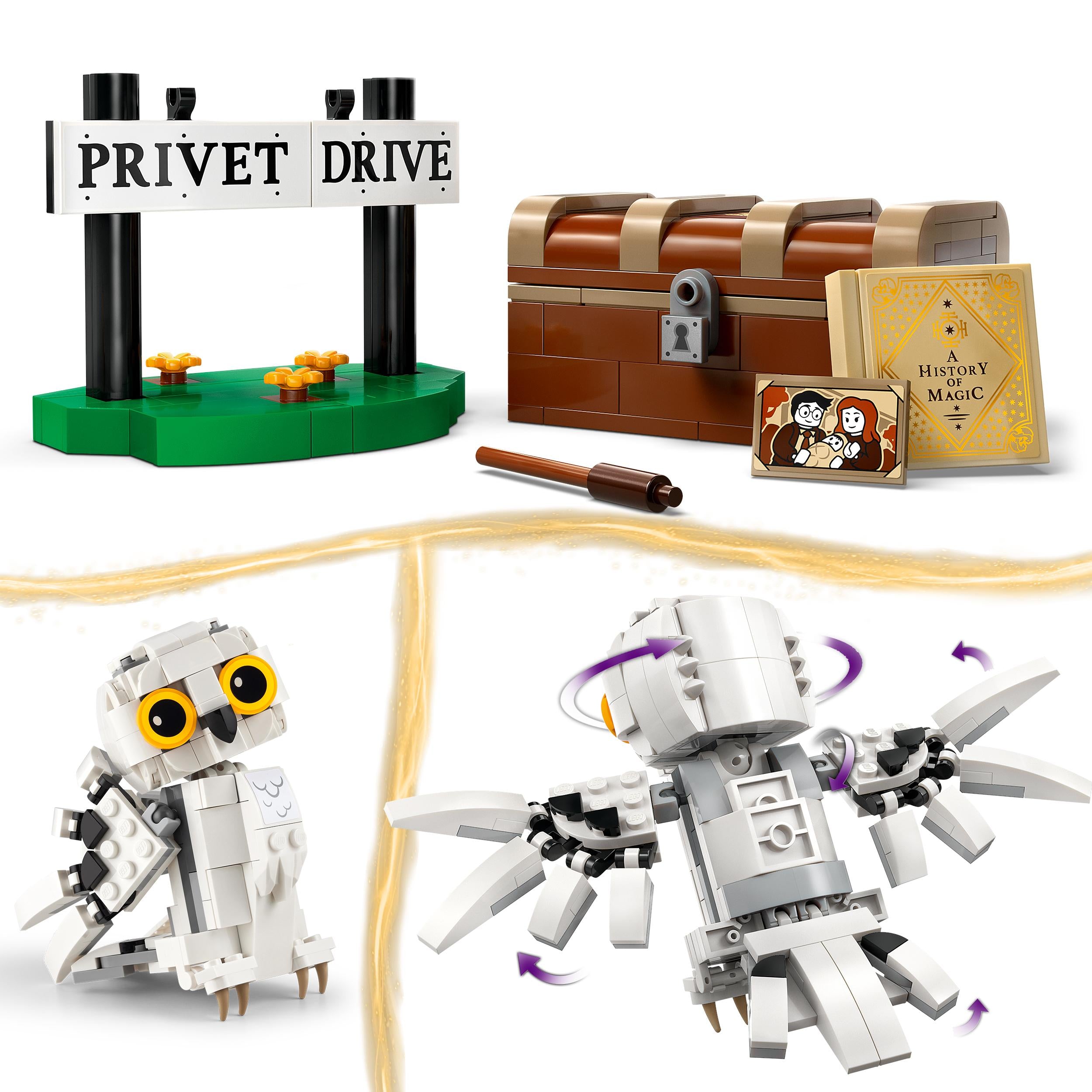 LEGO® 76425 Hedwig™ at 4 Privet Drive