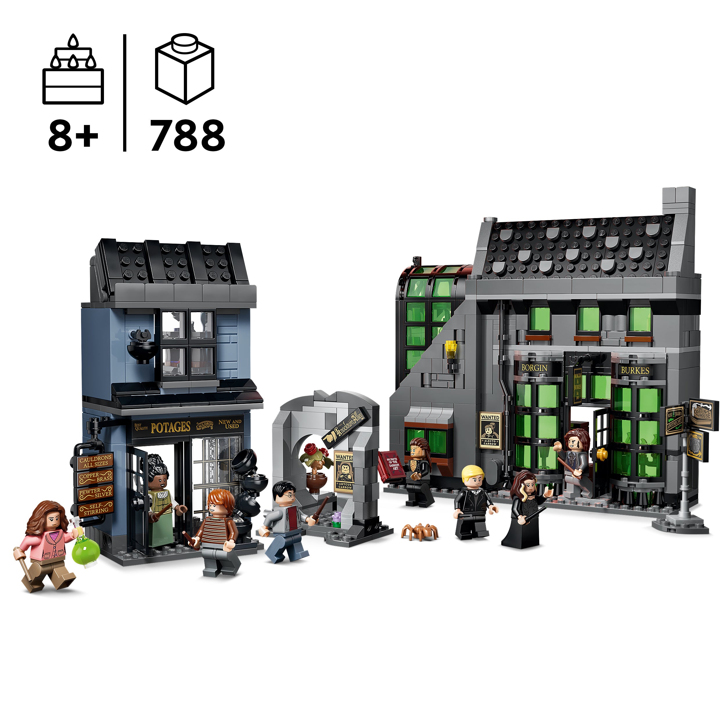 LEGO® 76471 Knockturn Alley™ Wizarding Shops