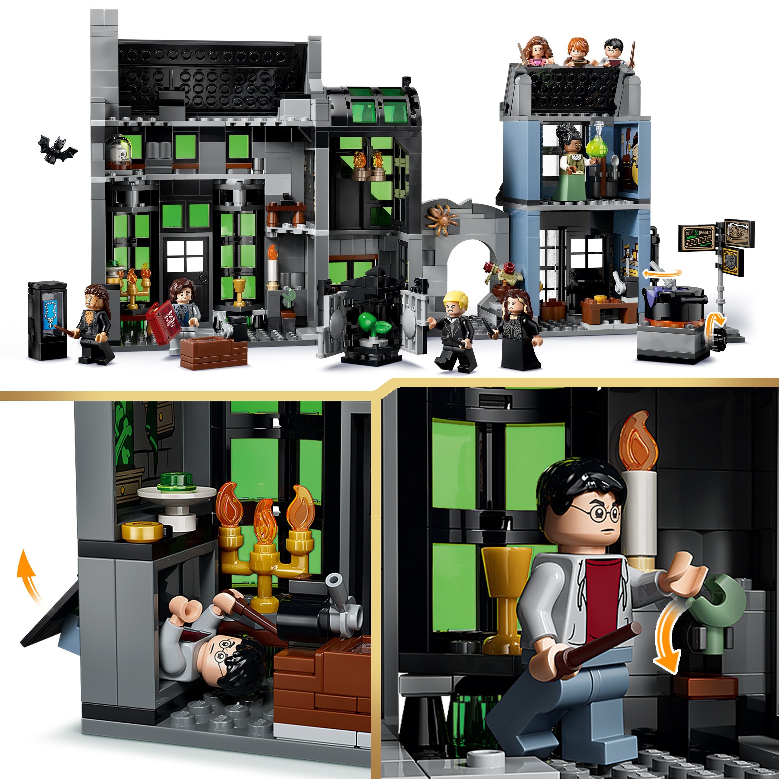 LEGO® 76471 Knockturn Alley™ Wizarding Shops