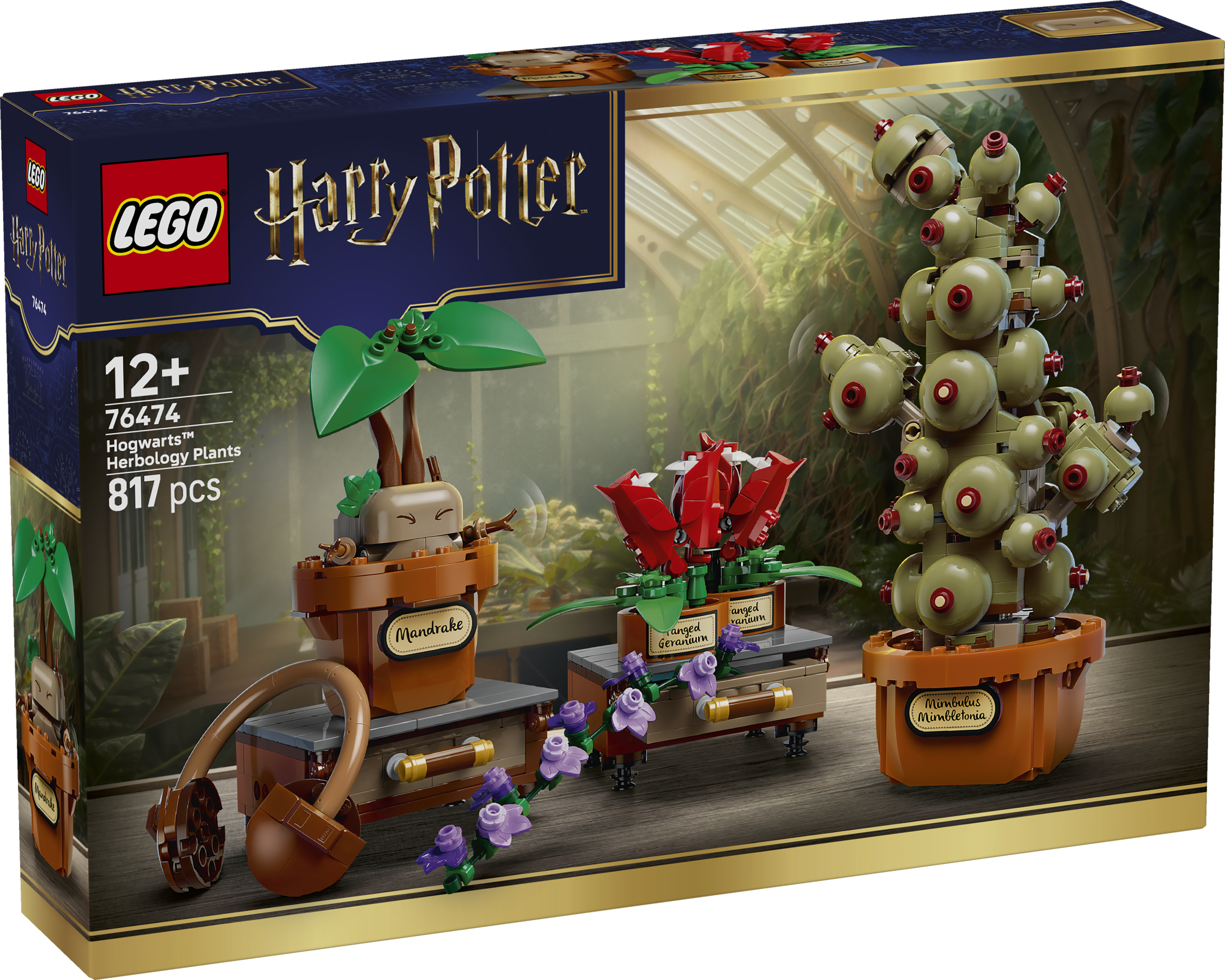 LEGO® 76474 Hogwarts™ Herbology Plants