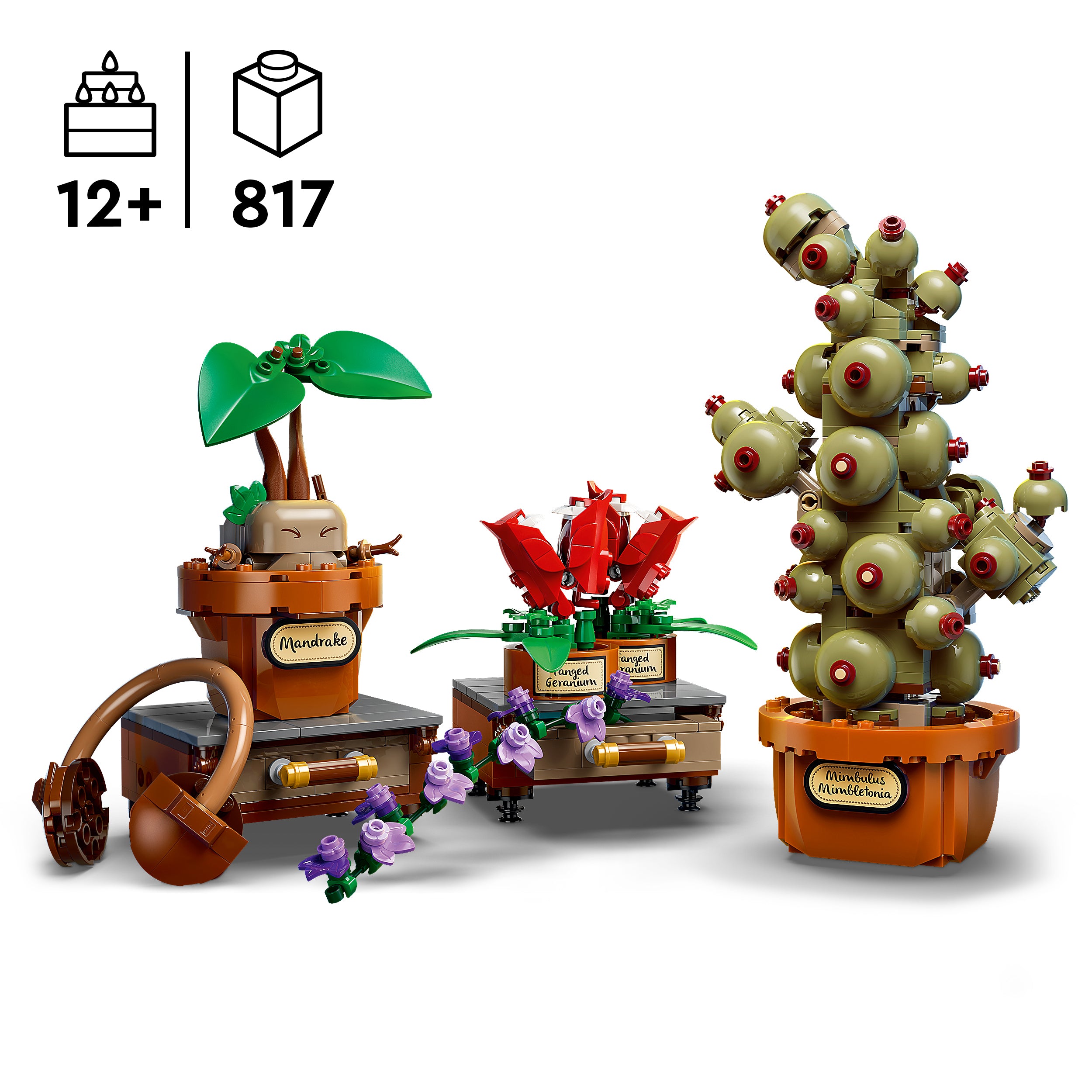 LEGO® 76474 Hogwarts™ Herbology Plants