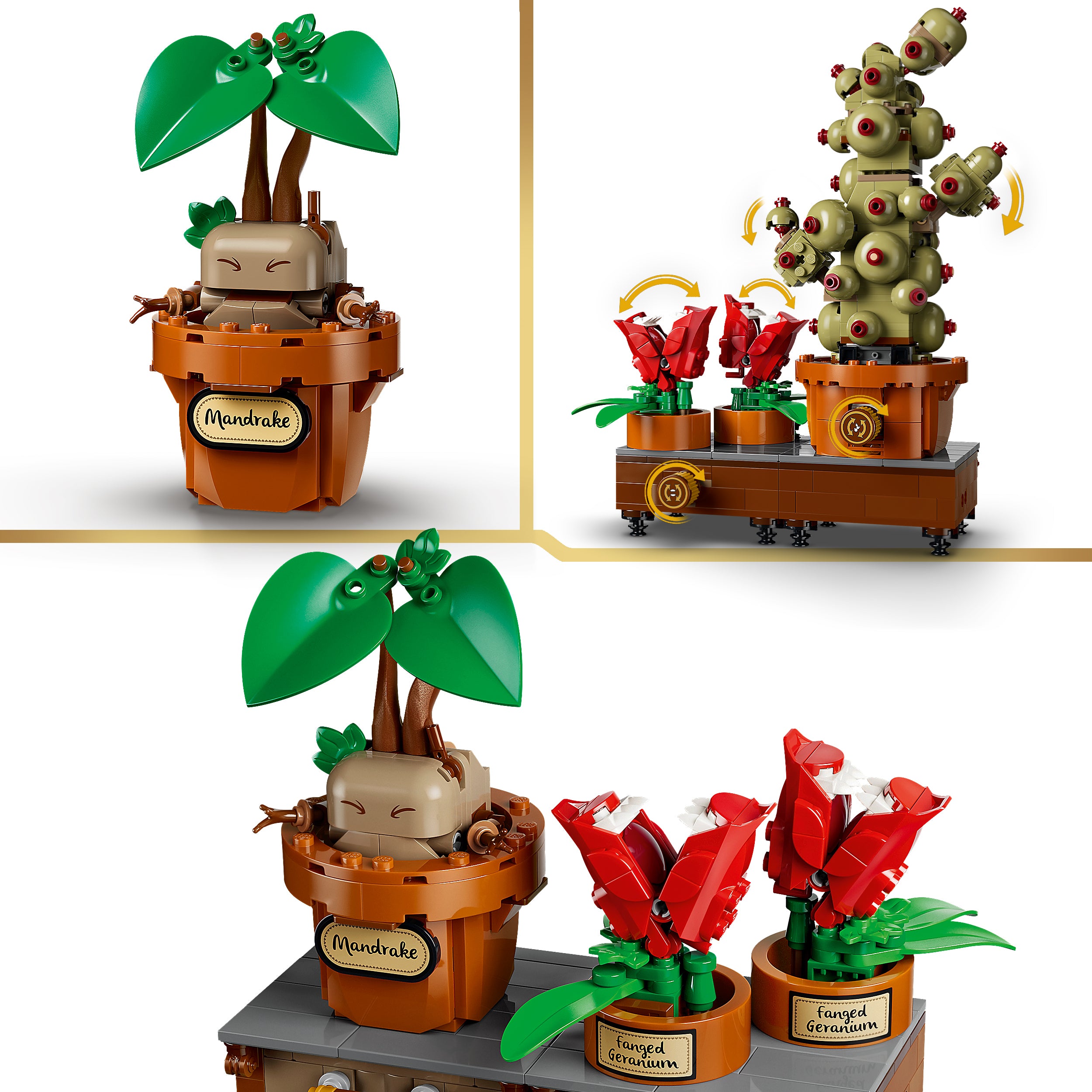 LEGO® 76474 Hogwarts™ Herbology Plants