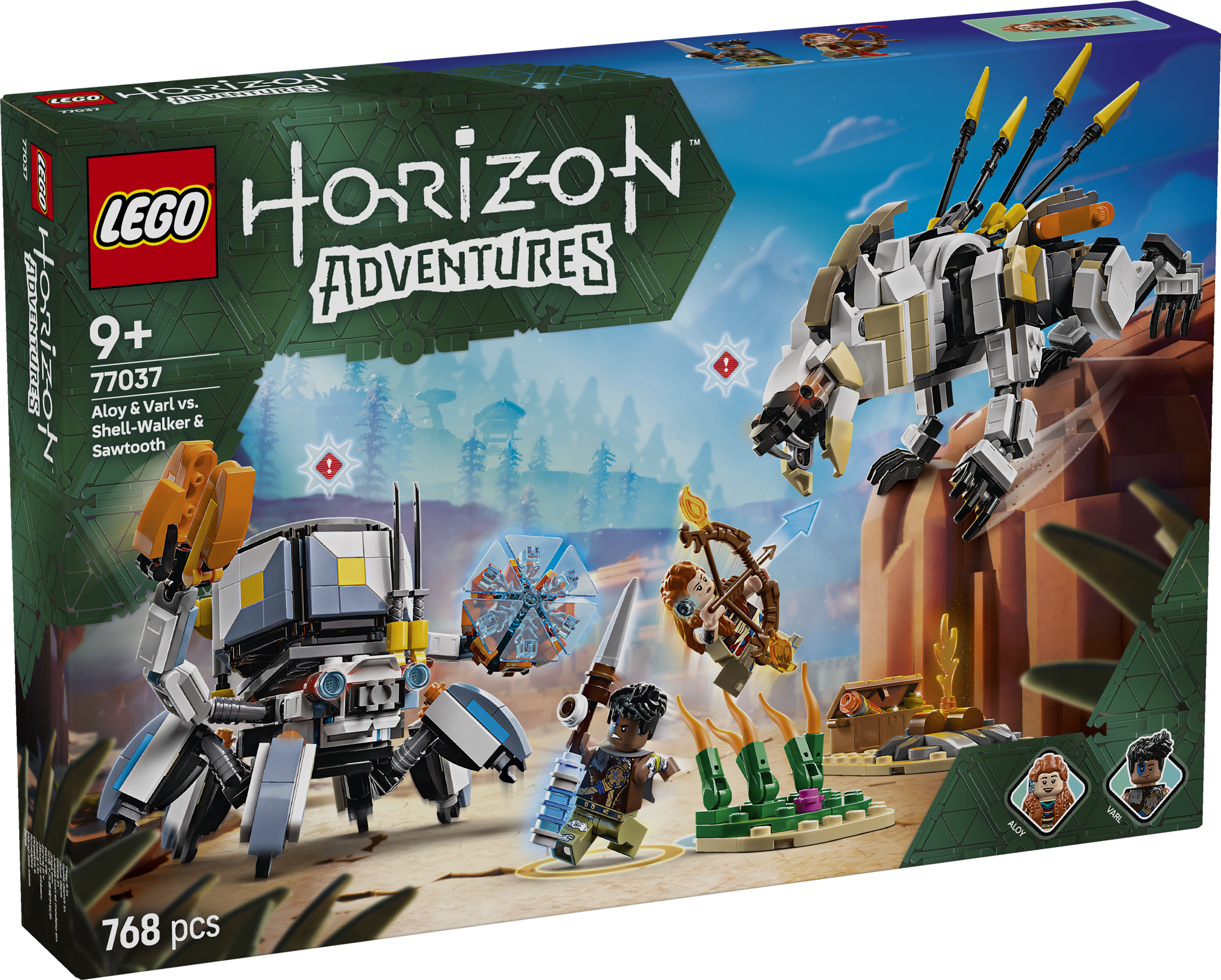 LEGO® 77037 Aloy & Varl vs. Shell-Walker & Sawtooth