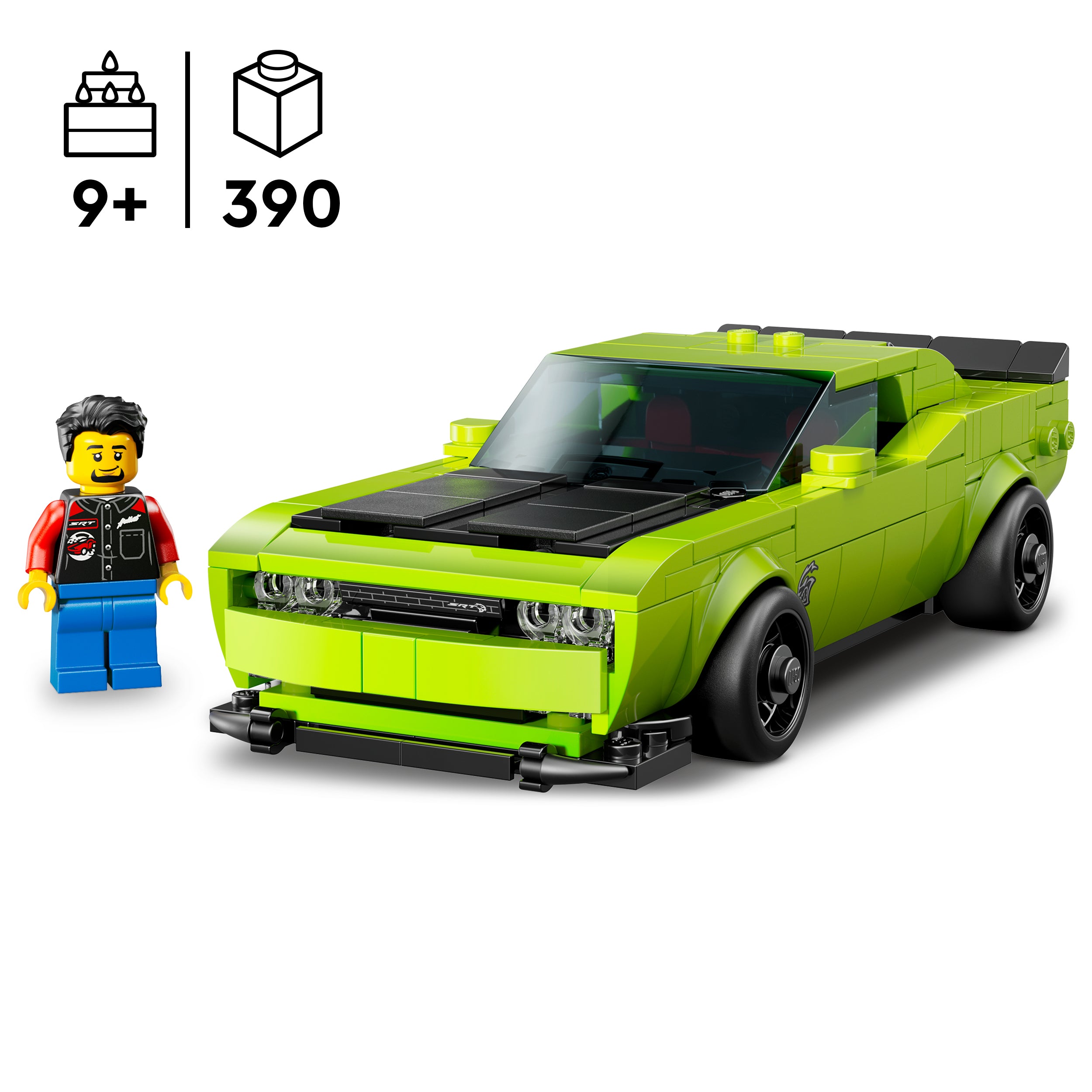 LEGO® 77237 Dodge Challenger SRT Hellcat Sports Car
