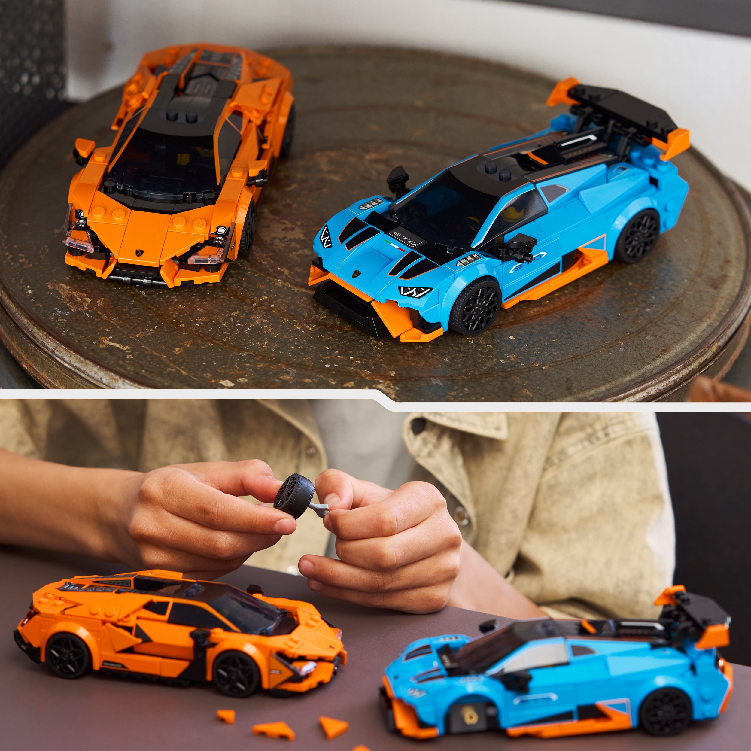 LEGO® 77238 Lamborghini Revuelto & Huracán STO