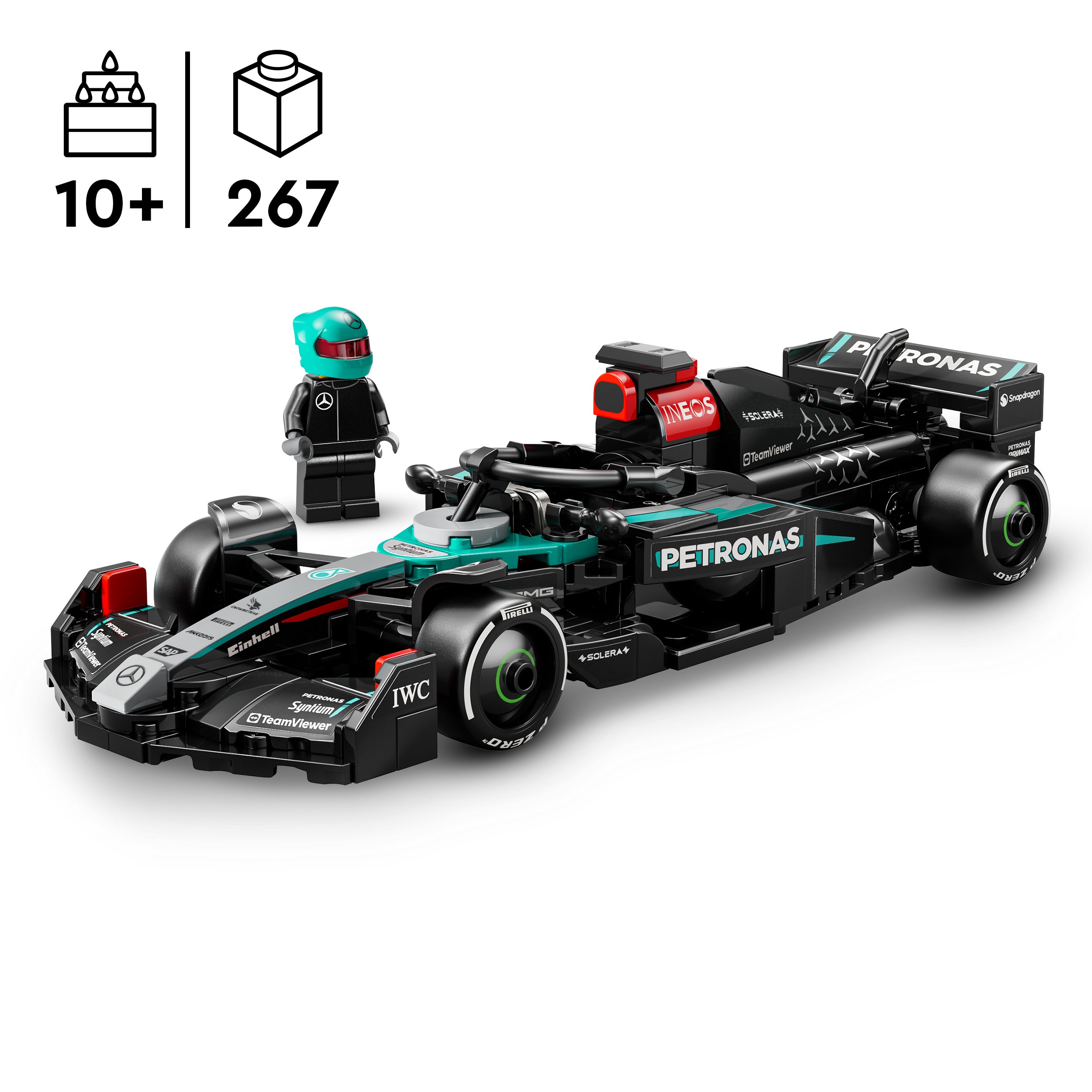 LEGO® 77244 Mercedes-AMG F1® W15 Race Car