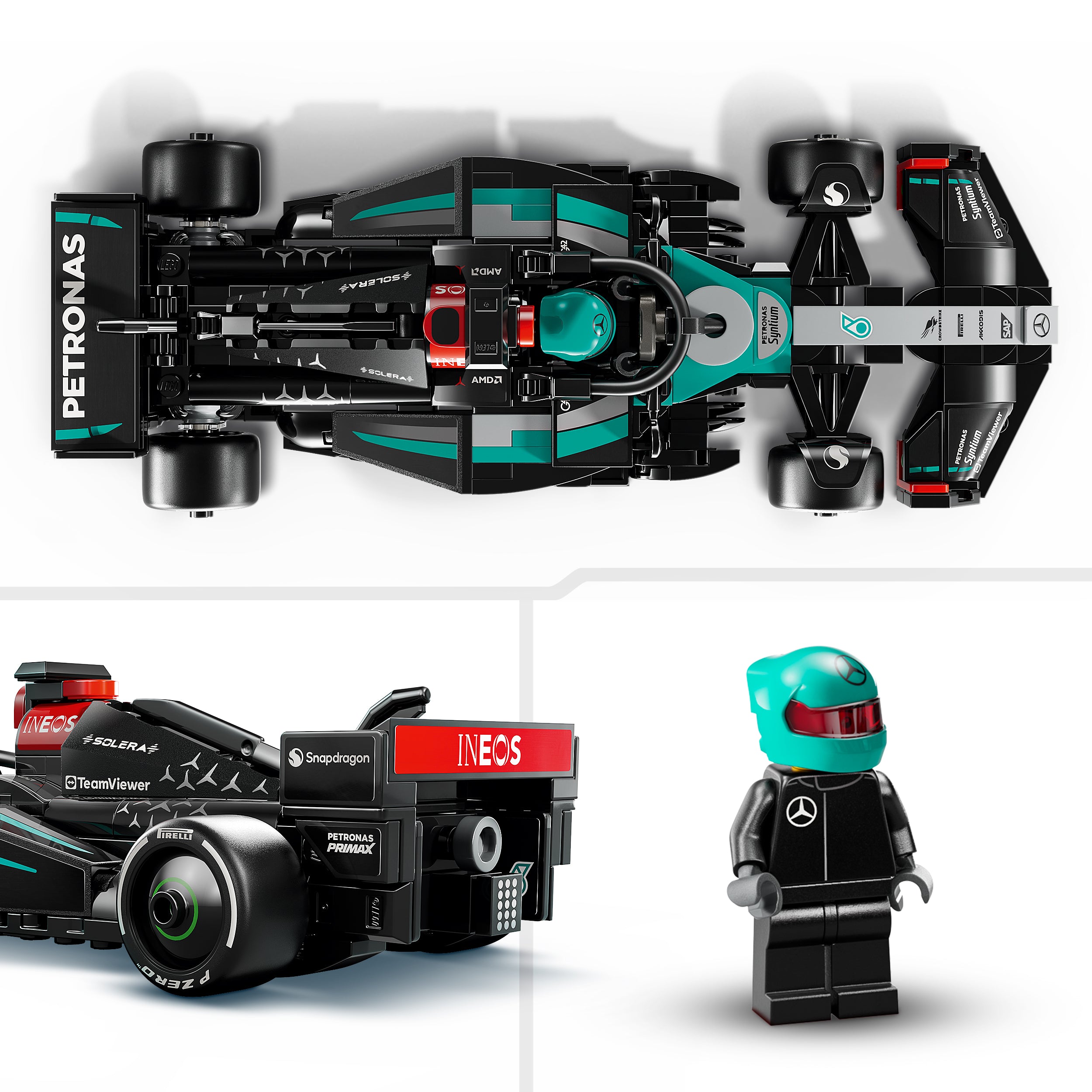 LEGO® 77244 Mercedes-AMG F1® W15 Race Car