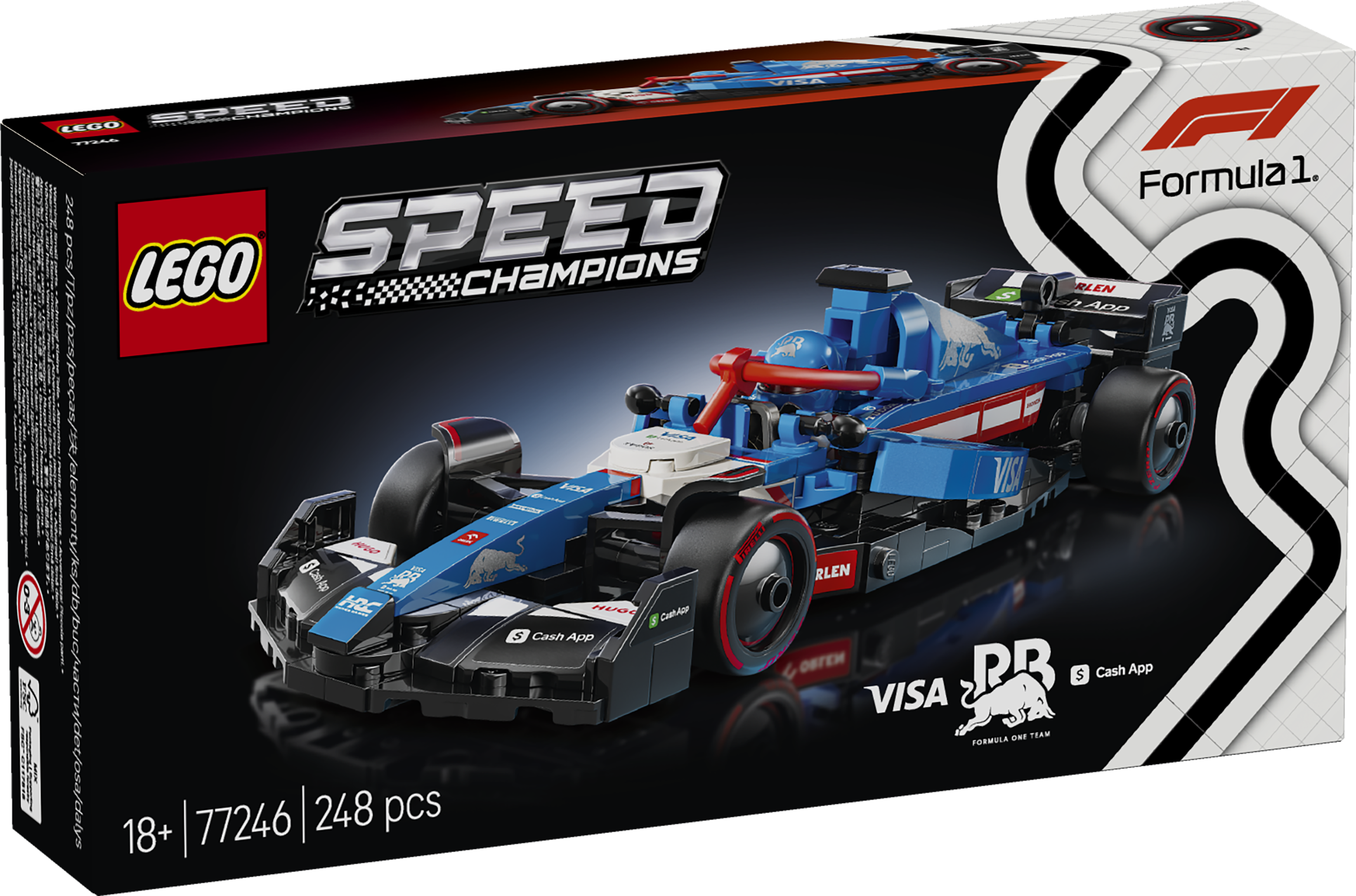 LEGO® 77246 Visa Cash App RB VCARB 01 F1® Race Car