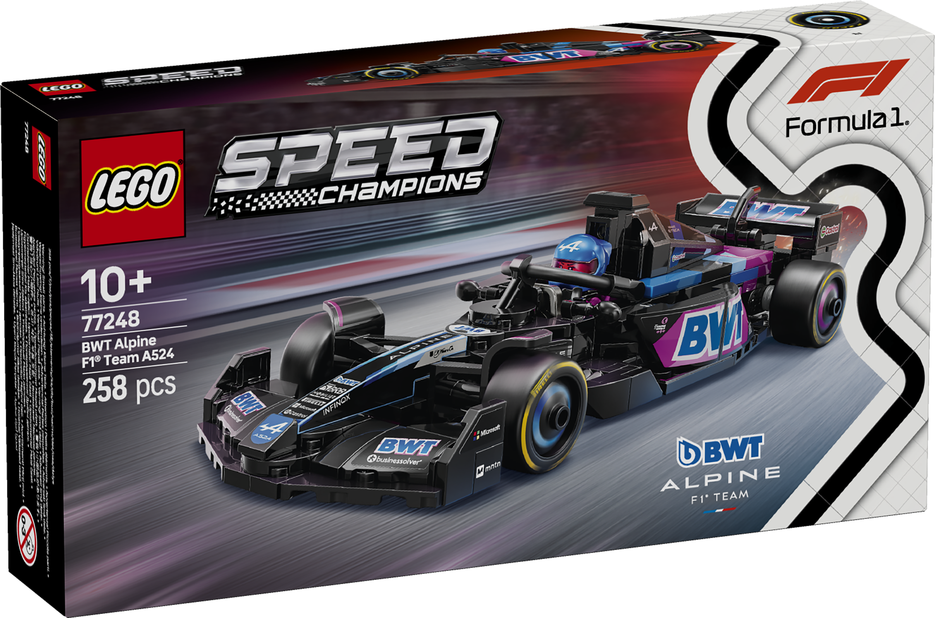 LEGO® 77248 BWT Alpine F1® Team A524 Race Car