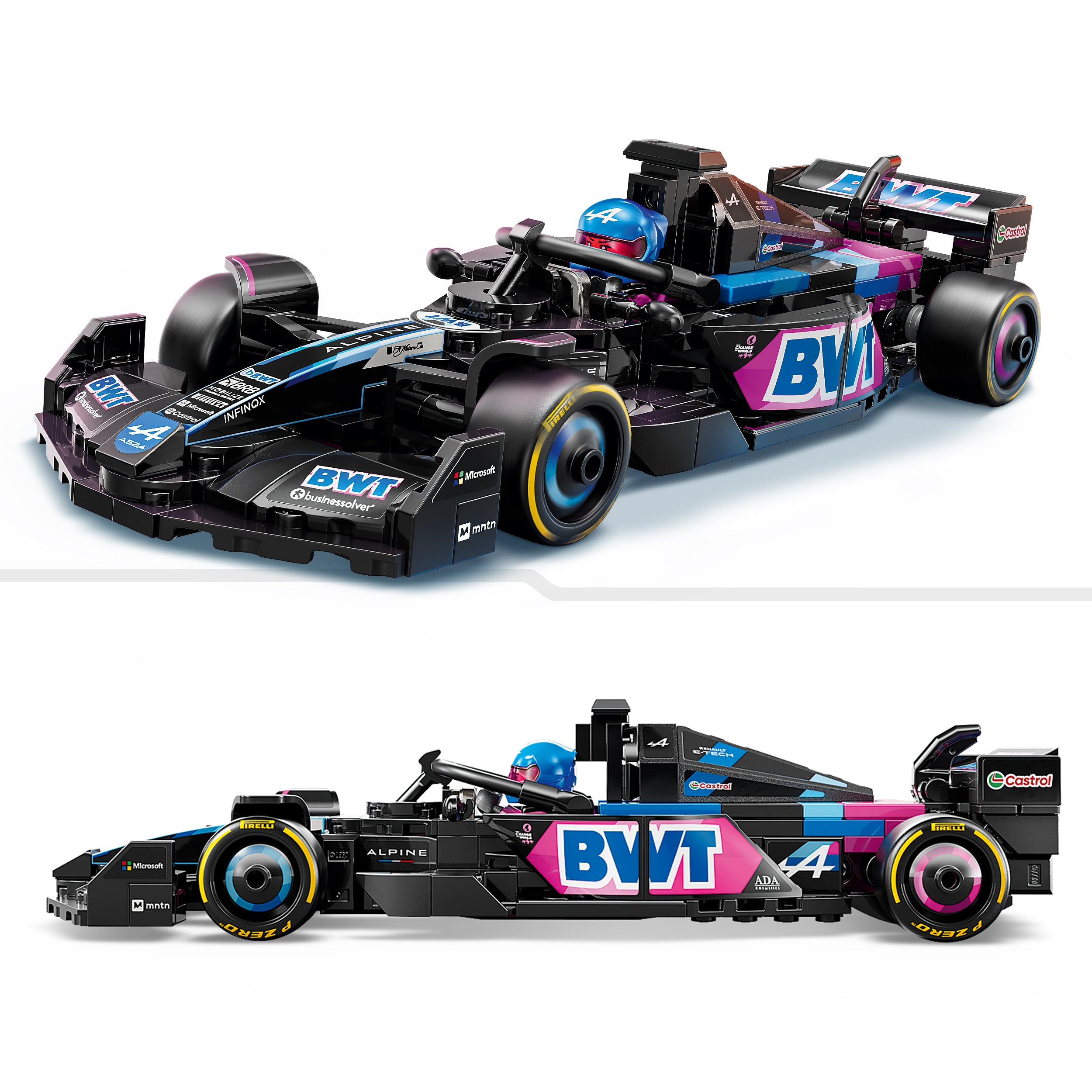 LEGO® 77248 BWT Alpine F1® Team A524 Race Car