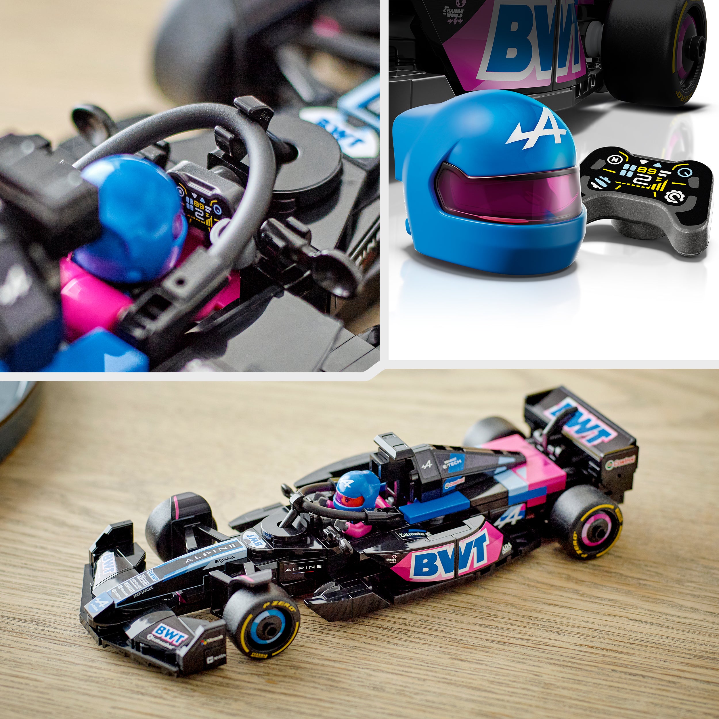 LEGO® 77248 BWT Alpine F1® Team A524 Race Car