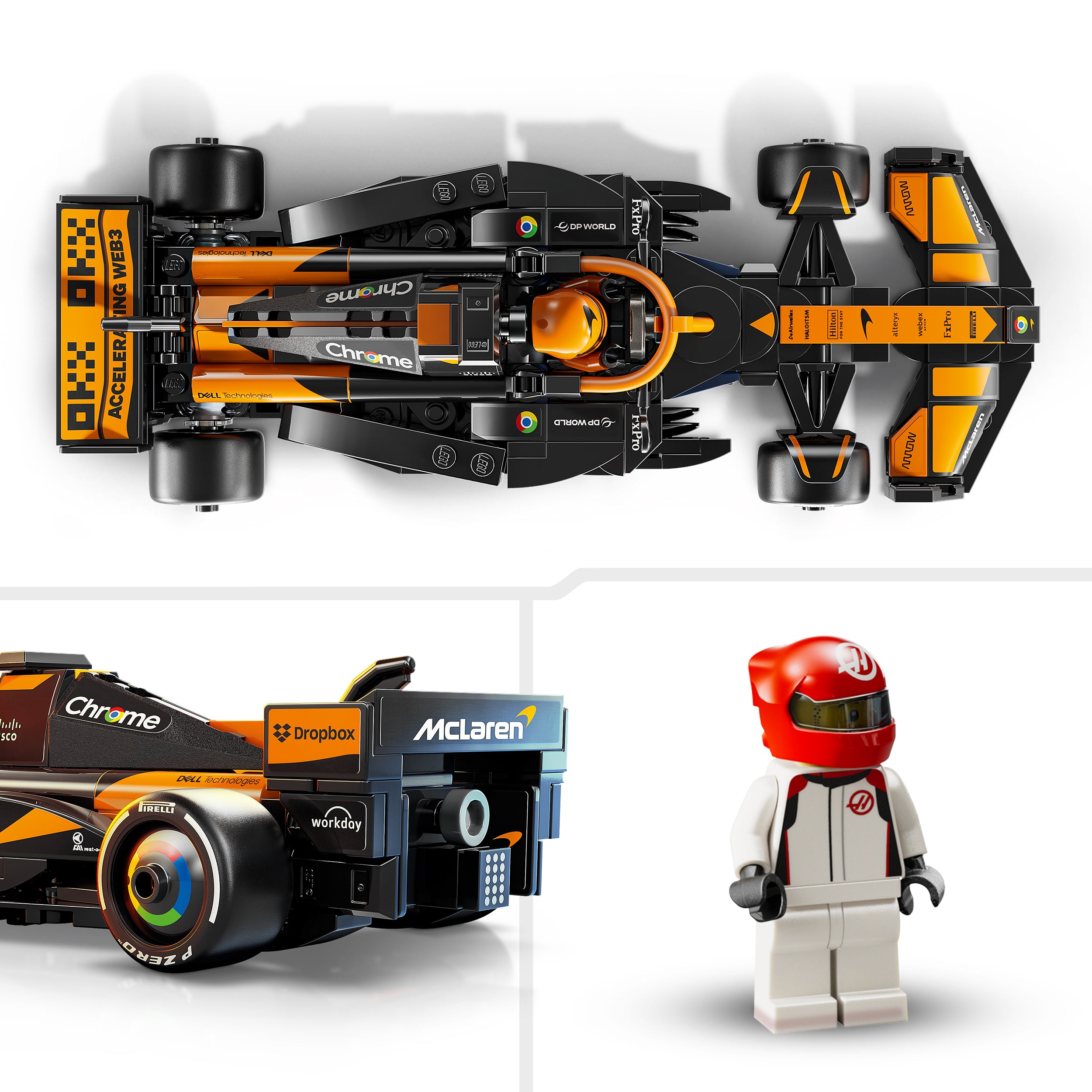 LEGO® 77251 McLaren F1® Team MCL38 Race Car