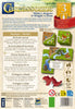 Carcassonne board game expansion packaging with text and graphics on a white background