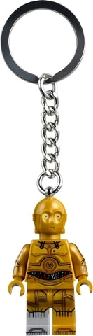 C-3PO (Molded Light Bluish Gray Lower Leg) Key Chain (854313)