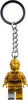 C-3PO (Molded Light Bluish Gray Lower Leg) Key Chain (854313)