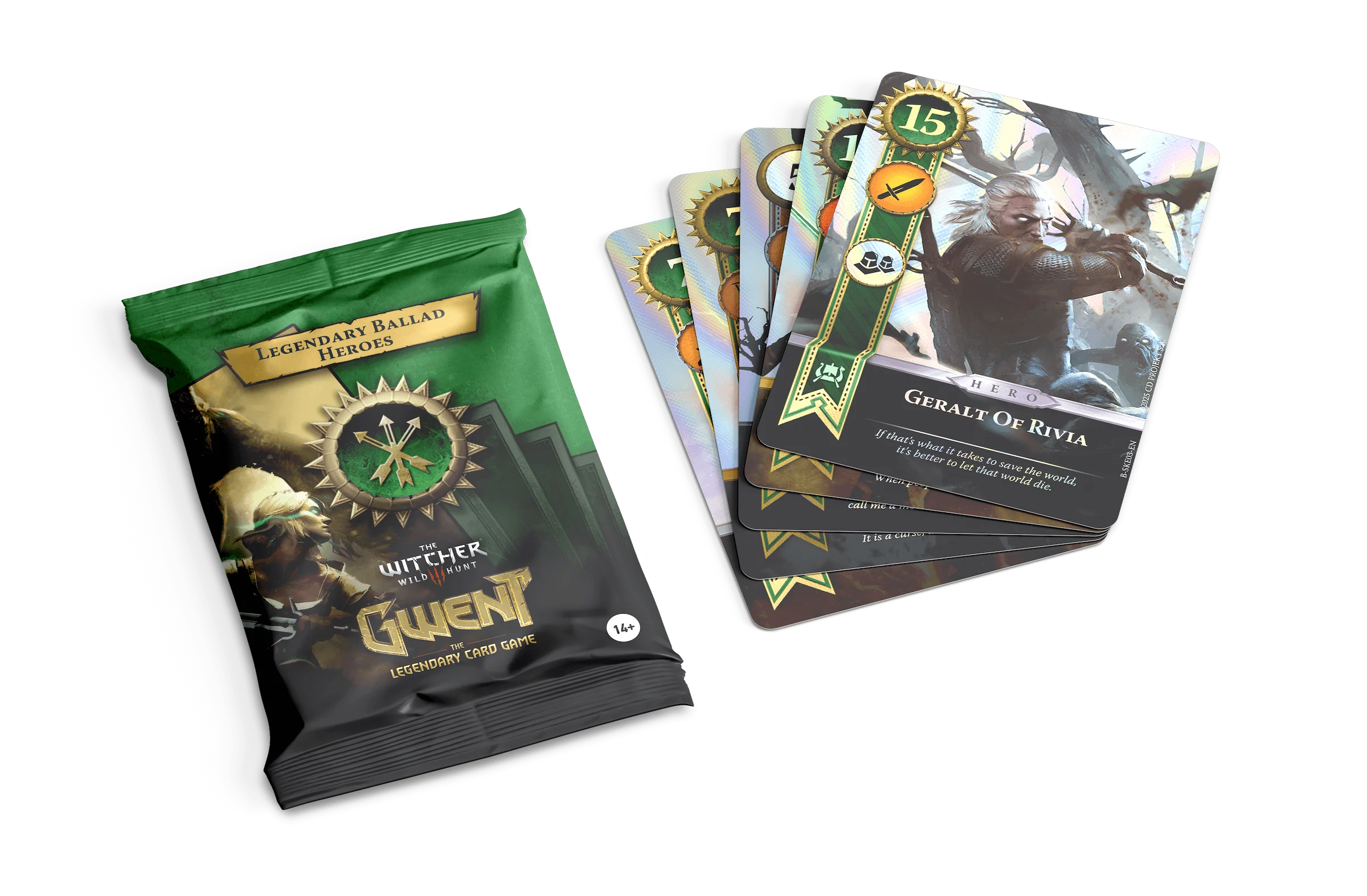 Gwent Legendary Ballad Foil Cards