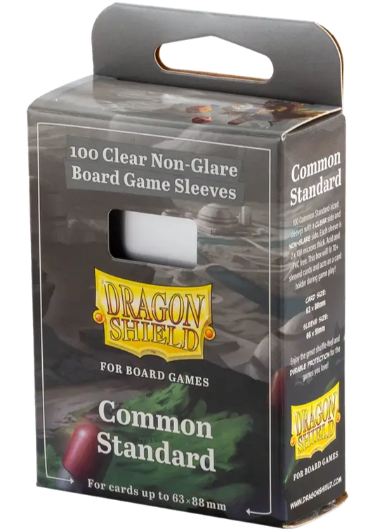Dragon Shield - Clear/Non-Glare - Board Game Common Standard Sleeves (63x88mm)