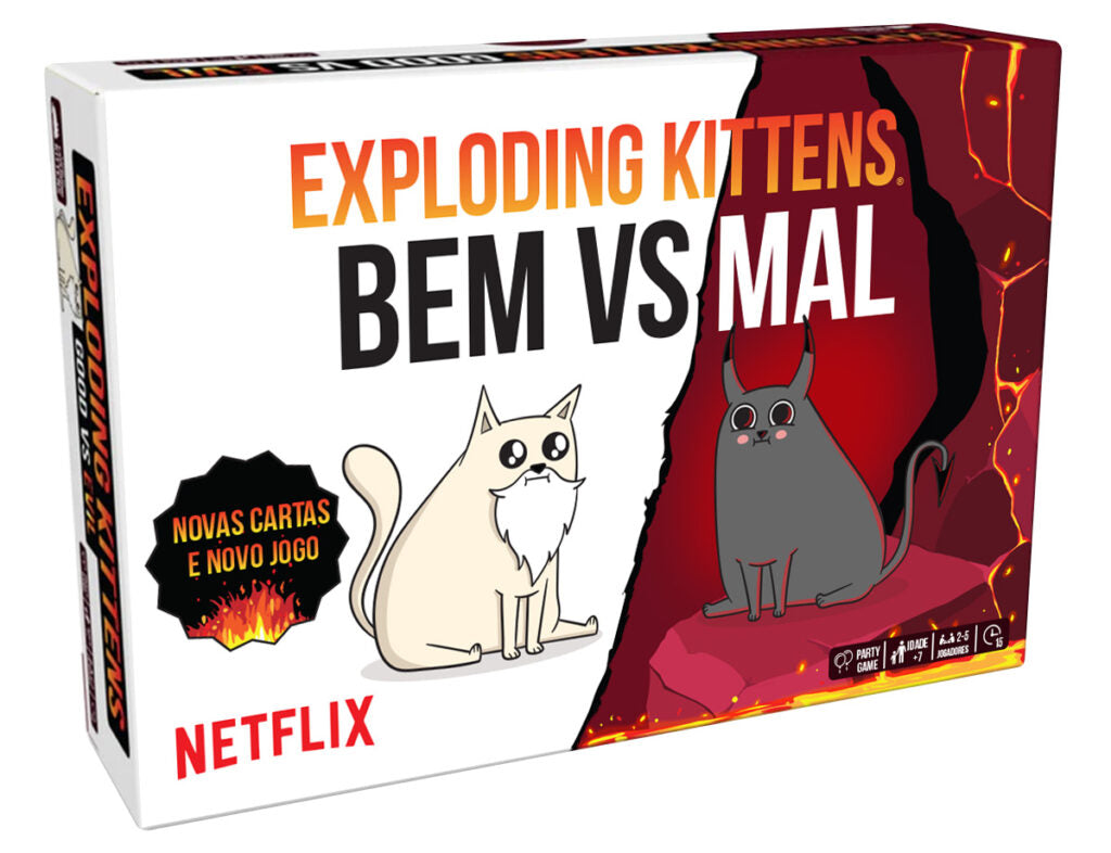 Exploding Kittens: Bem vs Mal