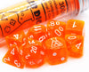 Chessex - Lab Dice 8 - Conjunto de 7 Dados Poliédricos (com dado bónus)