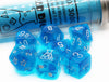 Chessex - Lab Dice 8 - Conjunto de 7 Dados Poliédricos (com dado bónus)
