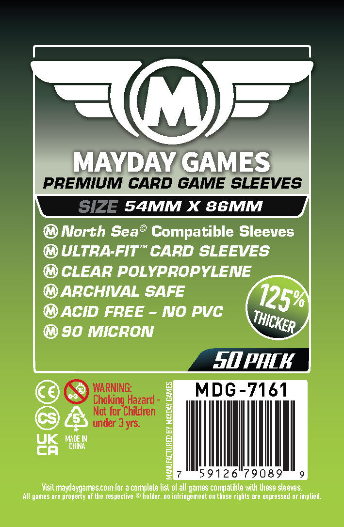 Mayday Premium North Sea Sleeves (54x86mm)