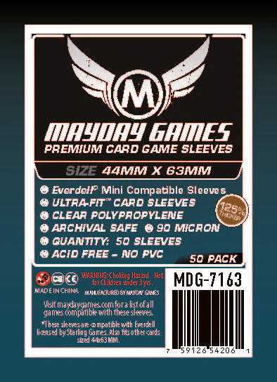 Mayday Everdell Mini Premium Compatible Card Standard Sleeves (44x63mm)