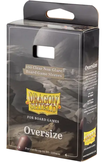 Dragon Shield - Clear/Non-Glare - Board Game Oversize Sleeves (80x120mm)
